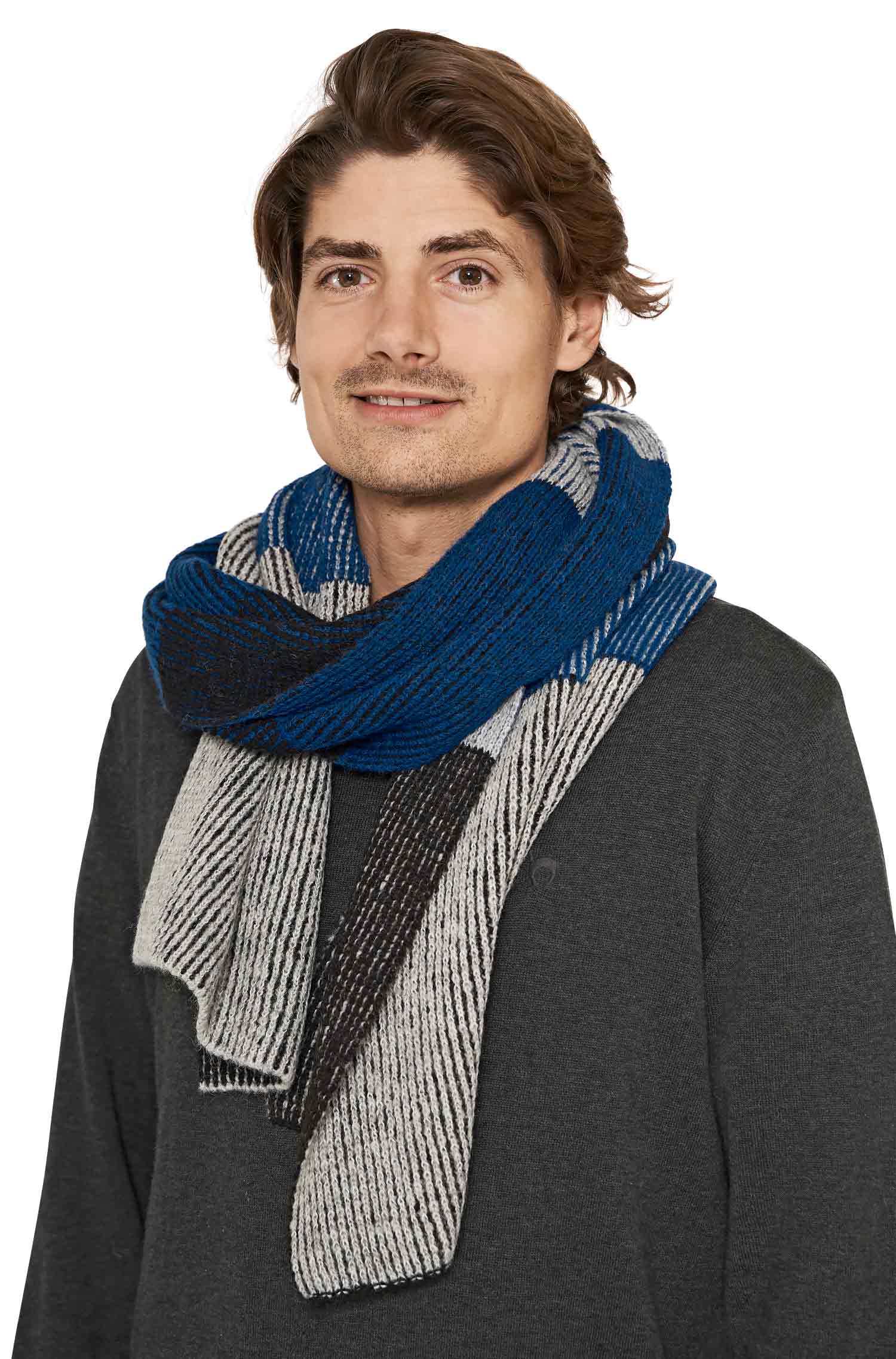 Alpaka Schal MARINO aus Baby Alpaka & Baumwolle