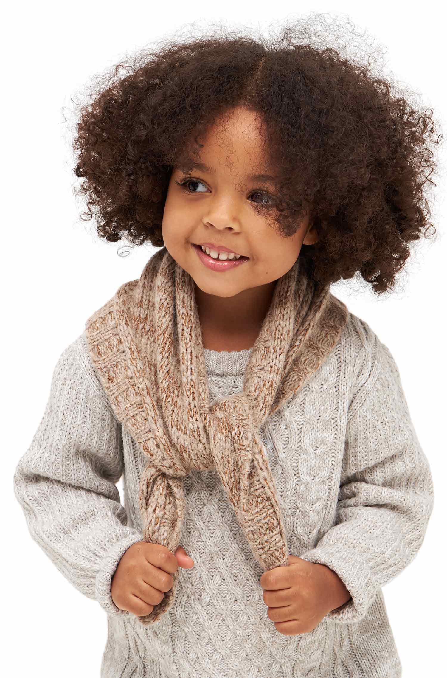 Alpaka Schal MOMO (für Kinder) aus Baby Alpaka-Merino-Mix