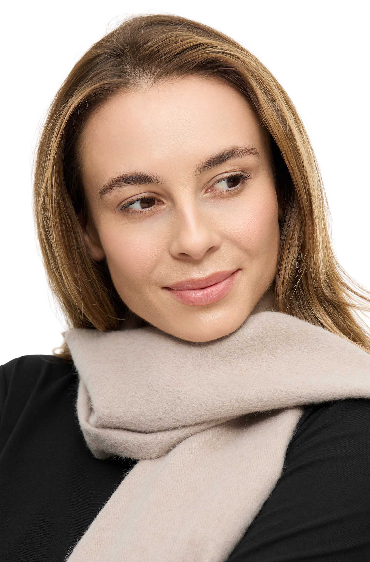 Alpaka Schal UNI aus 100% Baby Alpaka (30*180 cm)