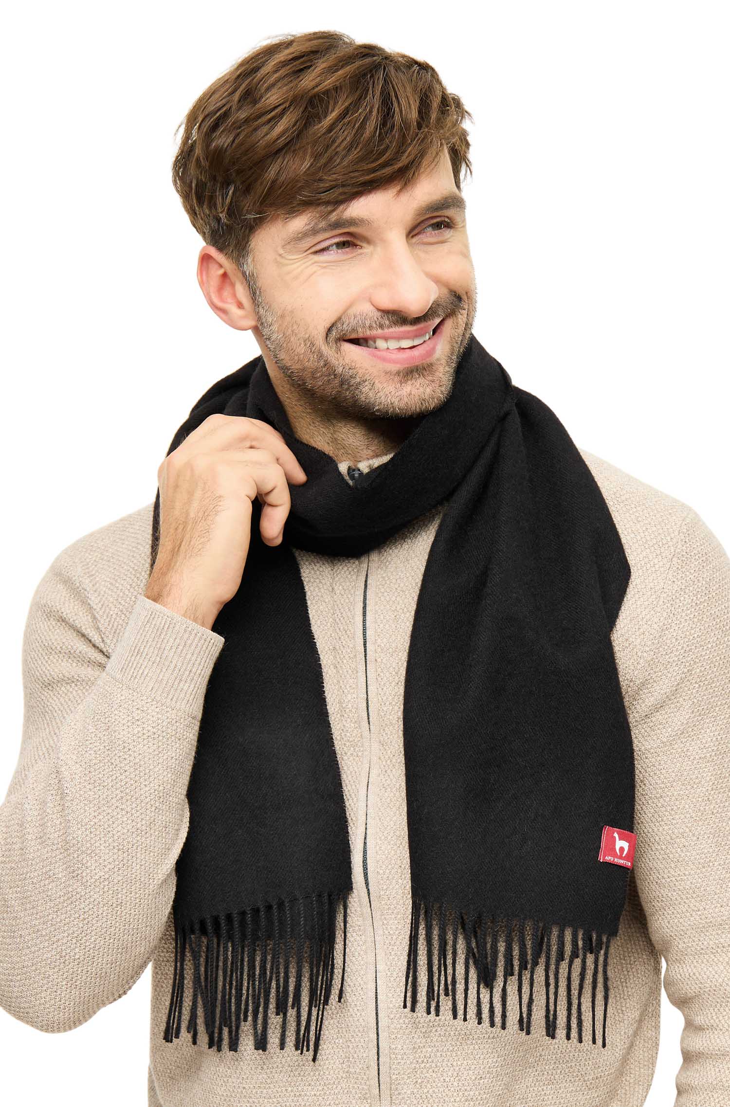 Alpaka Schal UNI aus 100% Baby Alpaka (30*180 cm)