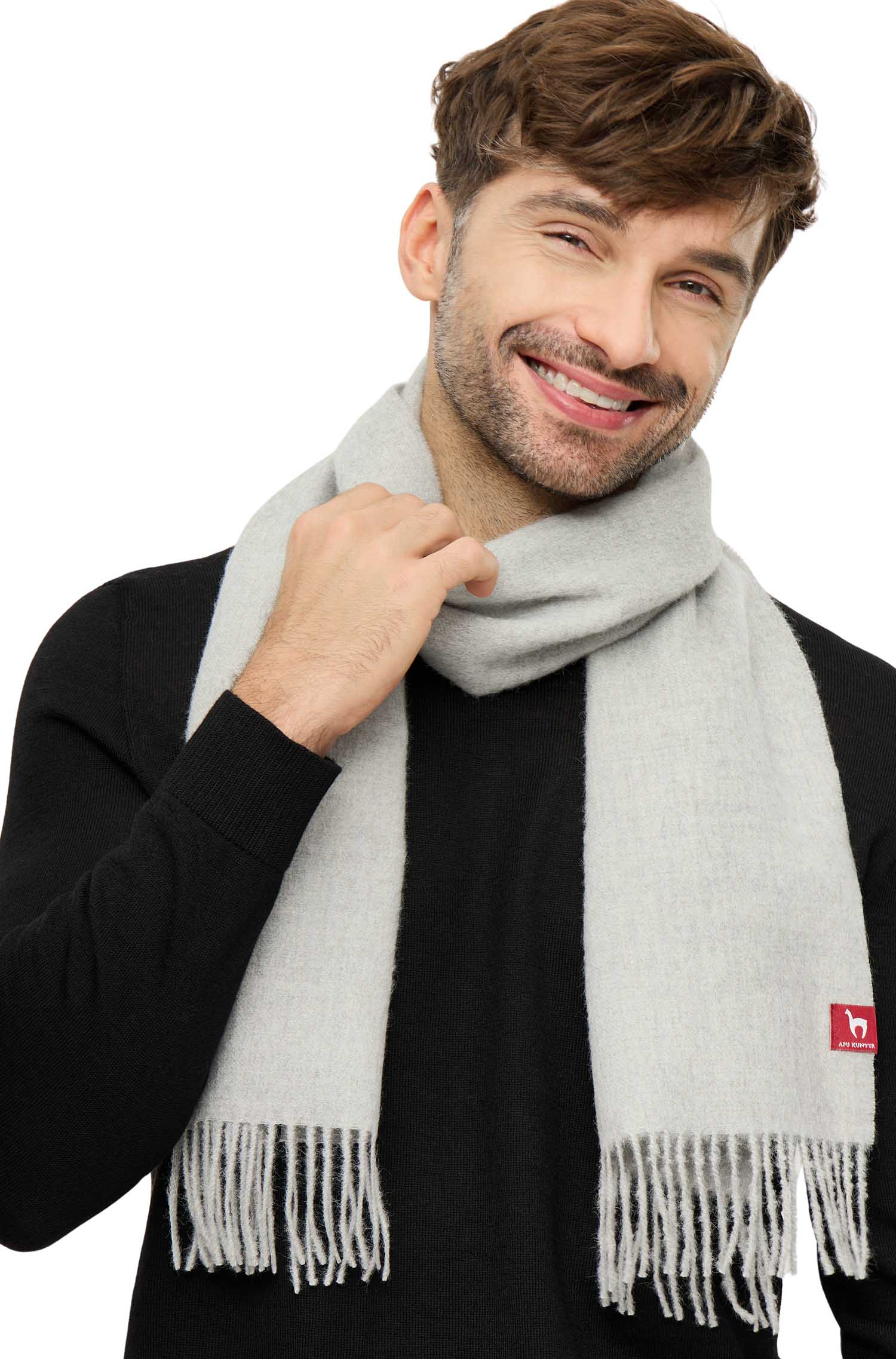 Alpaka Schal UNI aus 100% Baby Alpaka (30*180 cm)