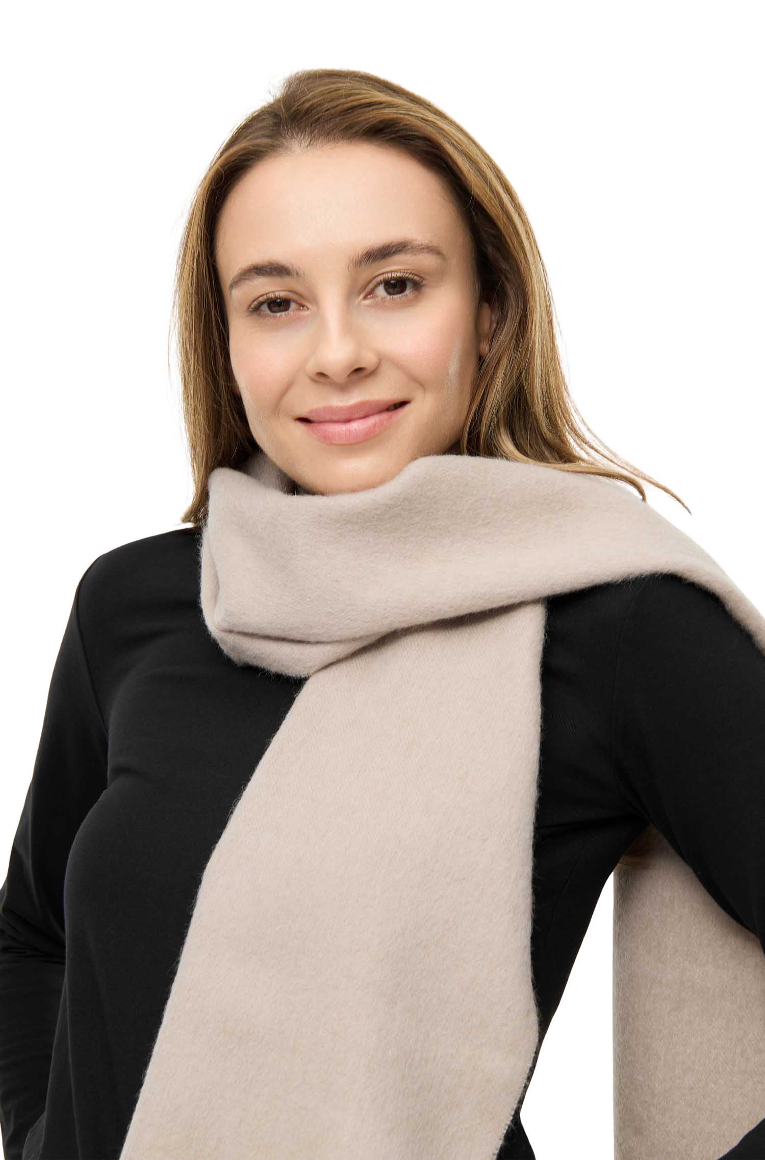 Alpaka Schal UNI aus 100% Baby Alpaka (30*180 cm)