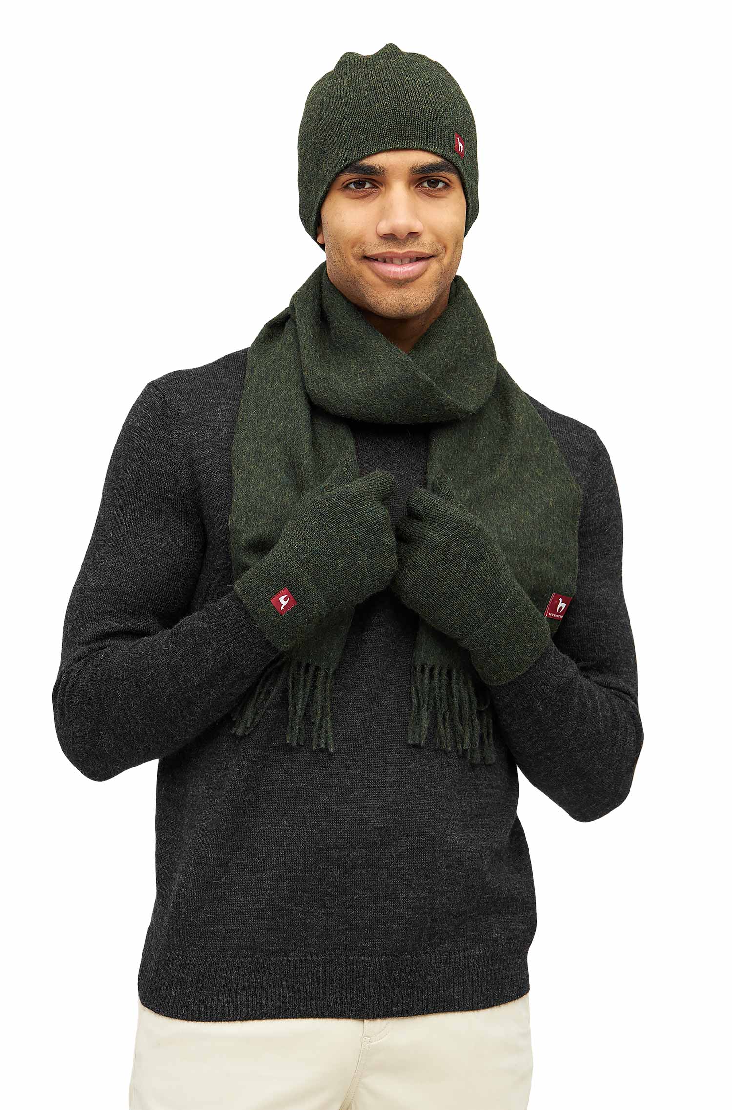 Alpaka Schal UNI aus 100% Baby Alpaka (30*180 cm)