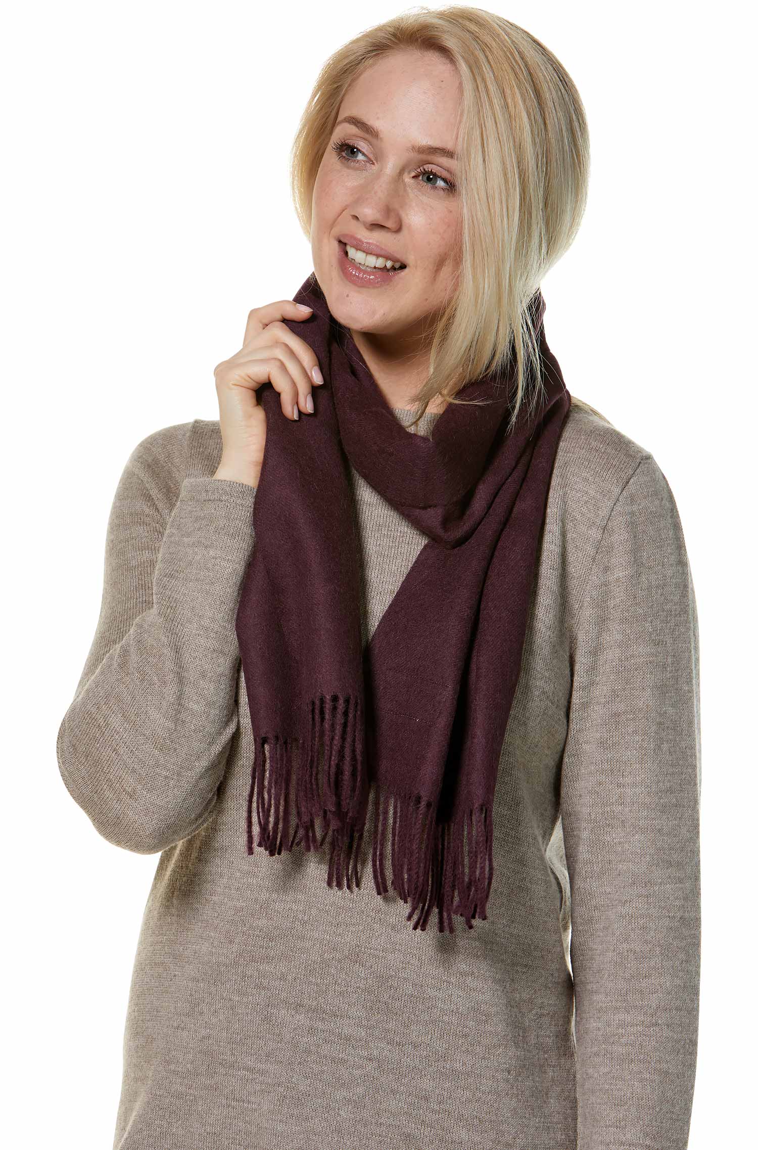 Alpaka Schal UNI aus 100% Baby Alpaka (30*180 cm)