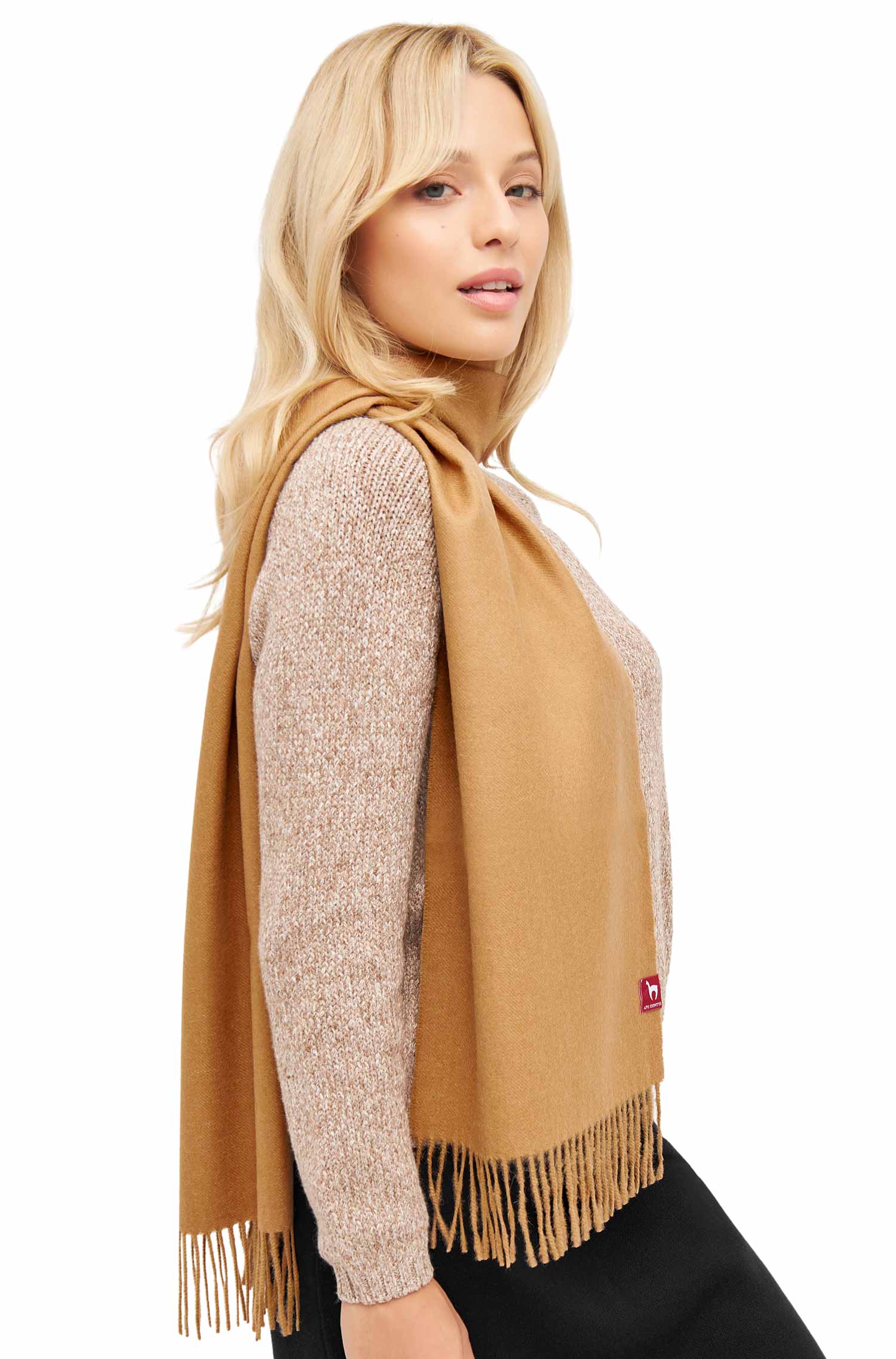 Alpaka Schal UNI aus 100% Baby Alpaka (30*180 cm)