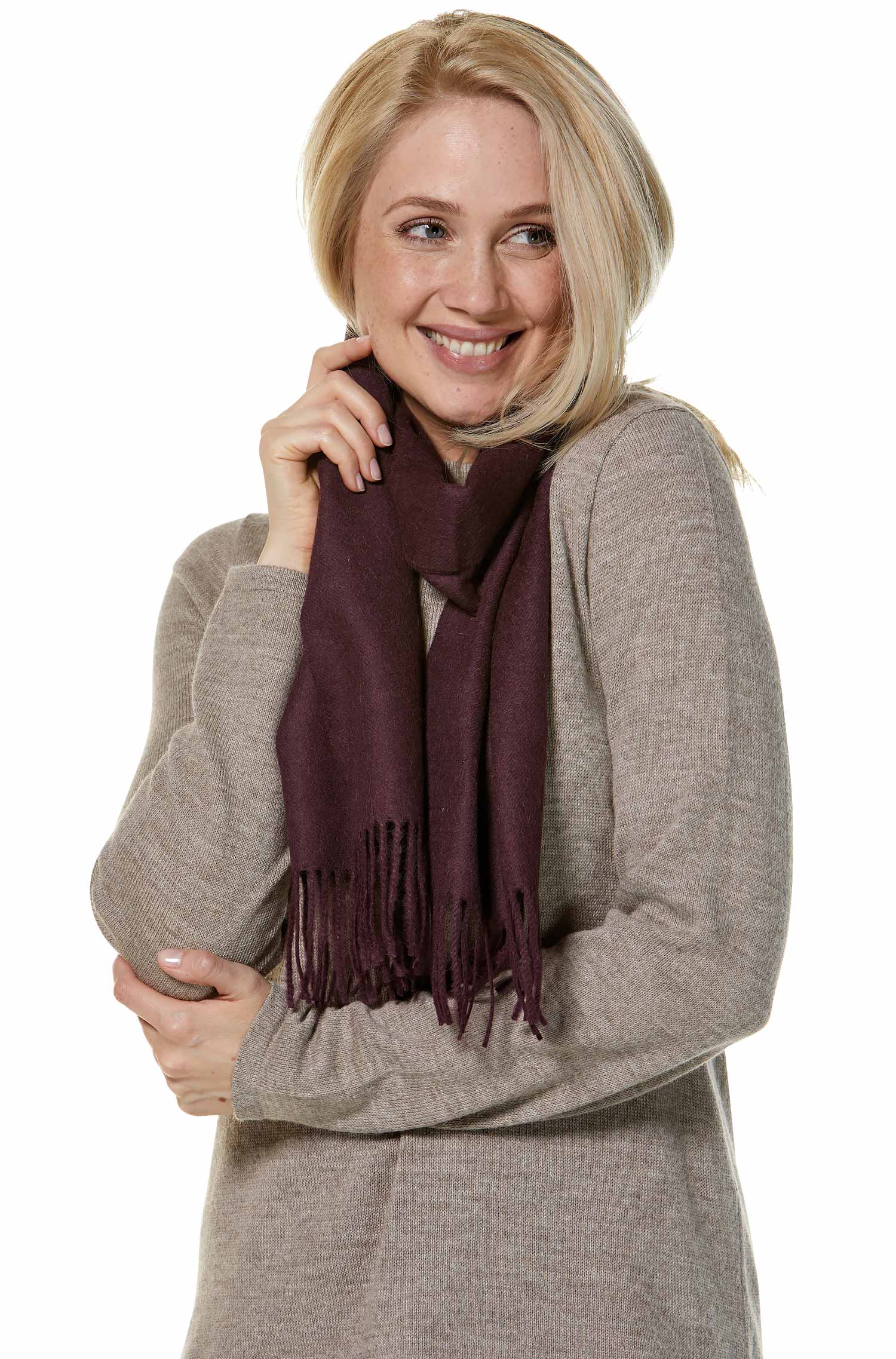 Alpaka Schal UNI aus 100% Baby Alpaka (30*180 cm)