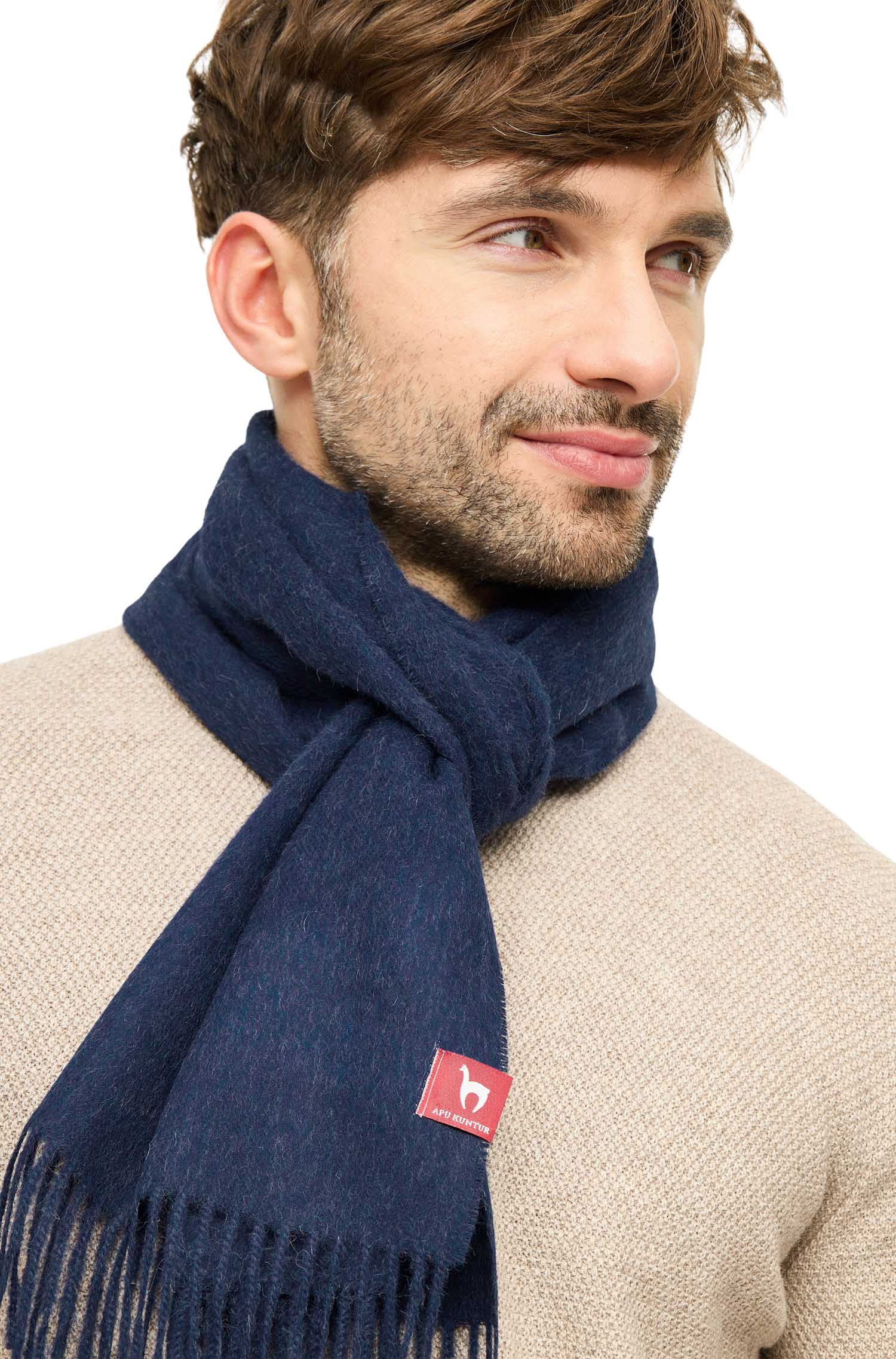 Alpaka Schal UNI aus 100% Baby Alpaka (30*180 cm)