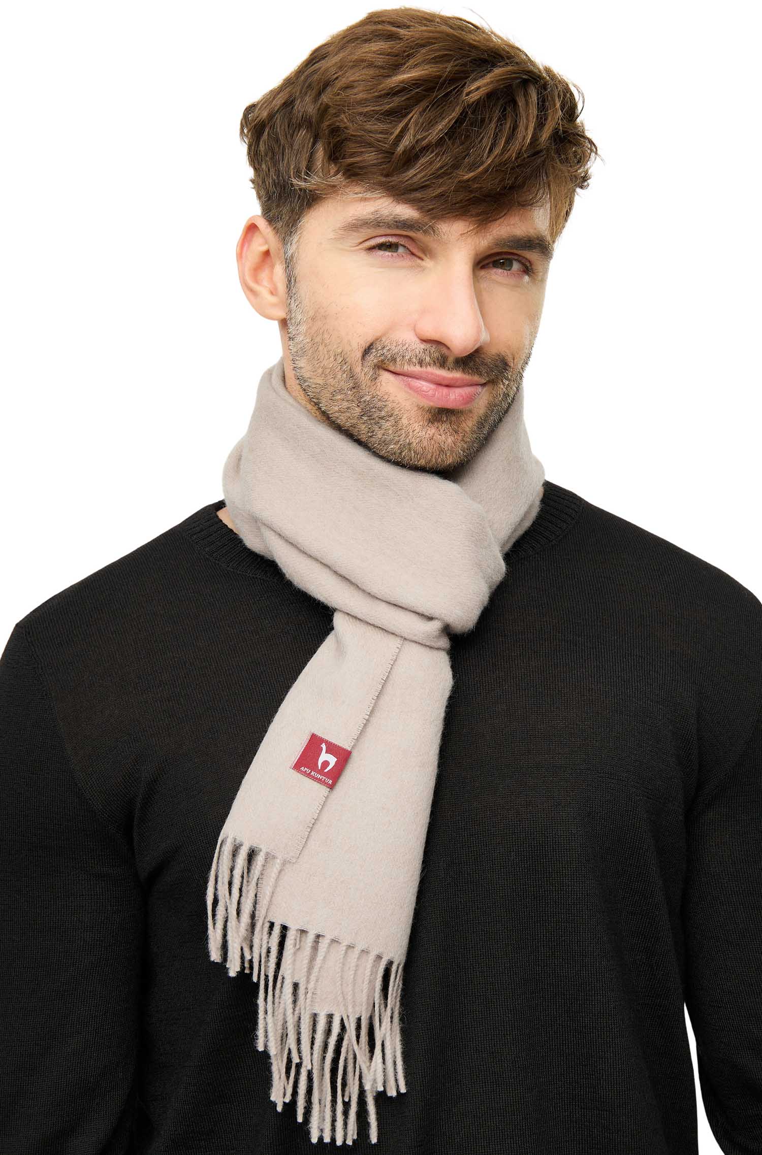 Alpaka Schal UNI aus 100% Baby Alpaka (30*180 cm)