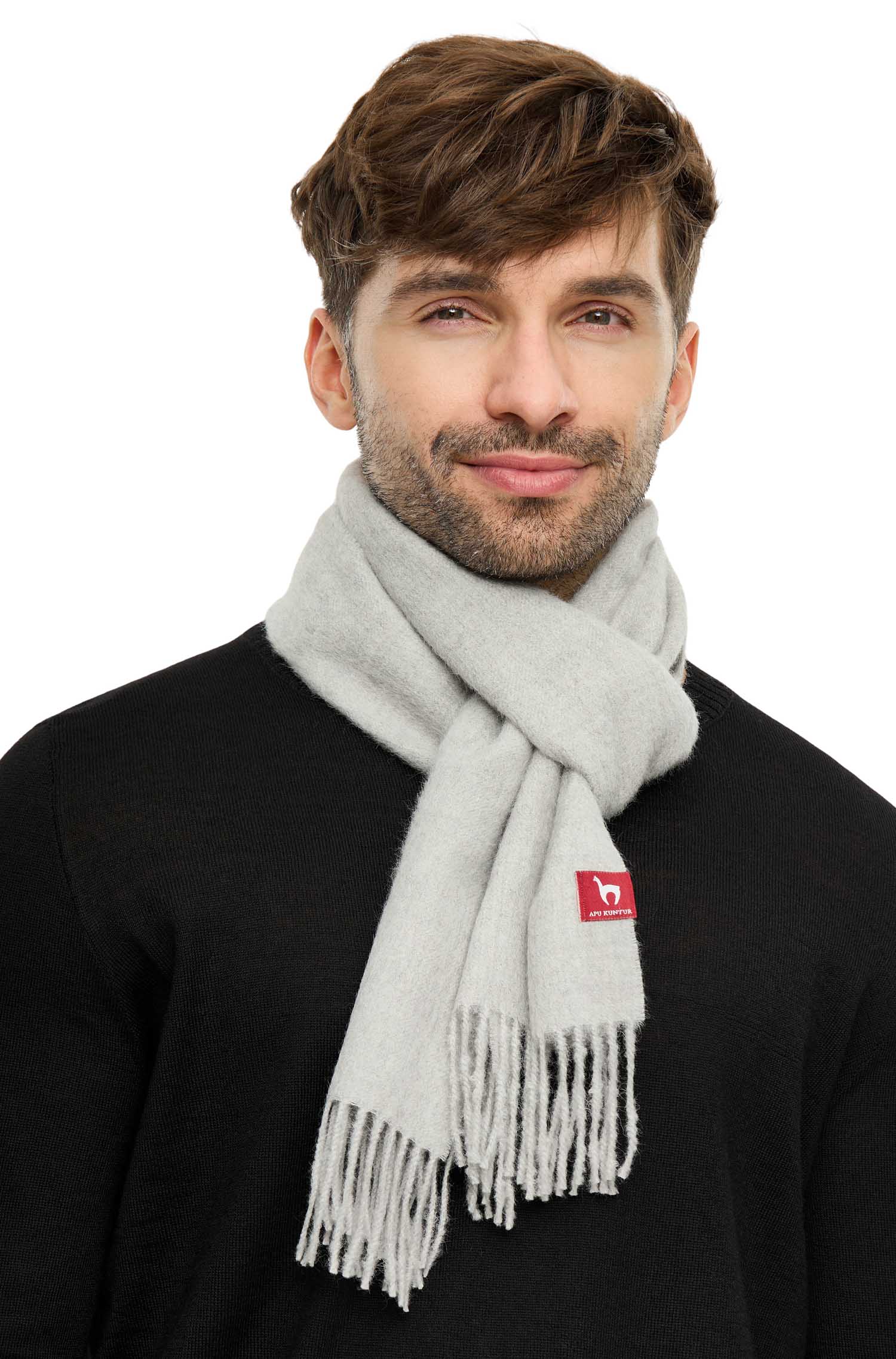 Alpaka Schal UNI aus 100% Baby Alpaka (30*180 cm)