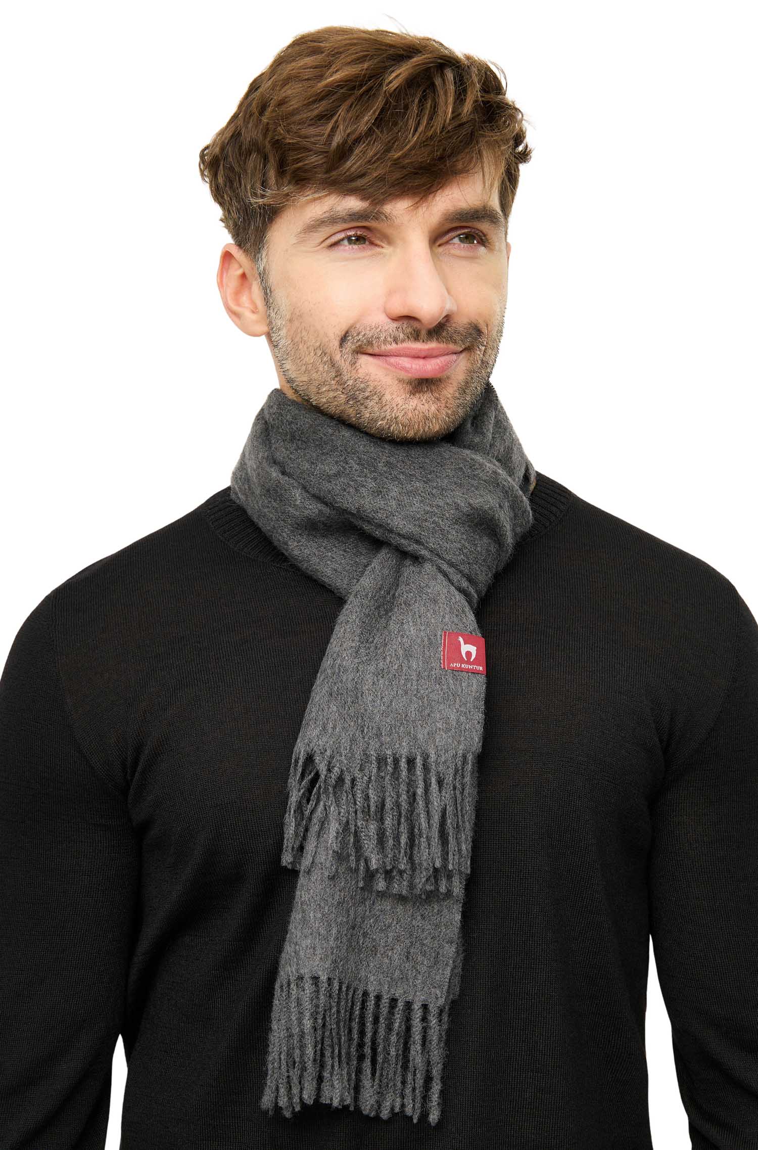 Alpaka Schal UNI aus 100% Baby Alpaka (30*180 cm)