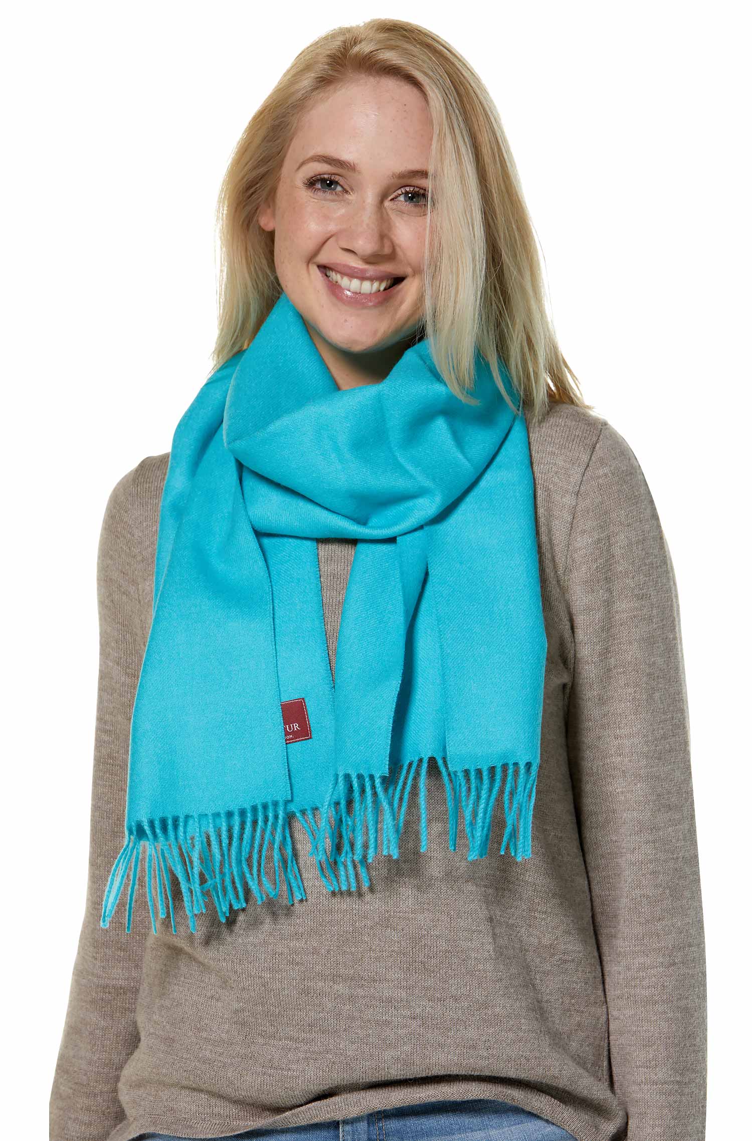 Alpaka Schal UNI aus 100% Baby Alpaka (30*180 cm)