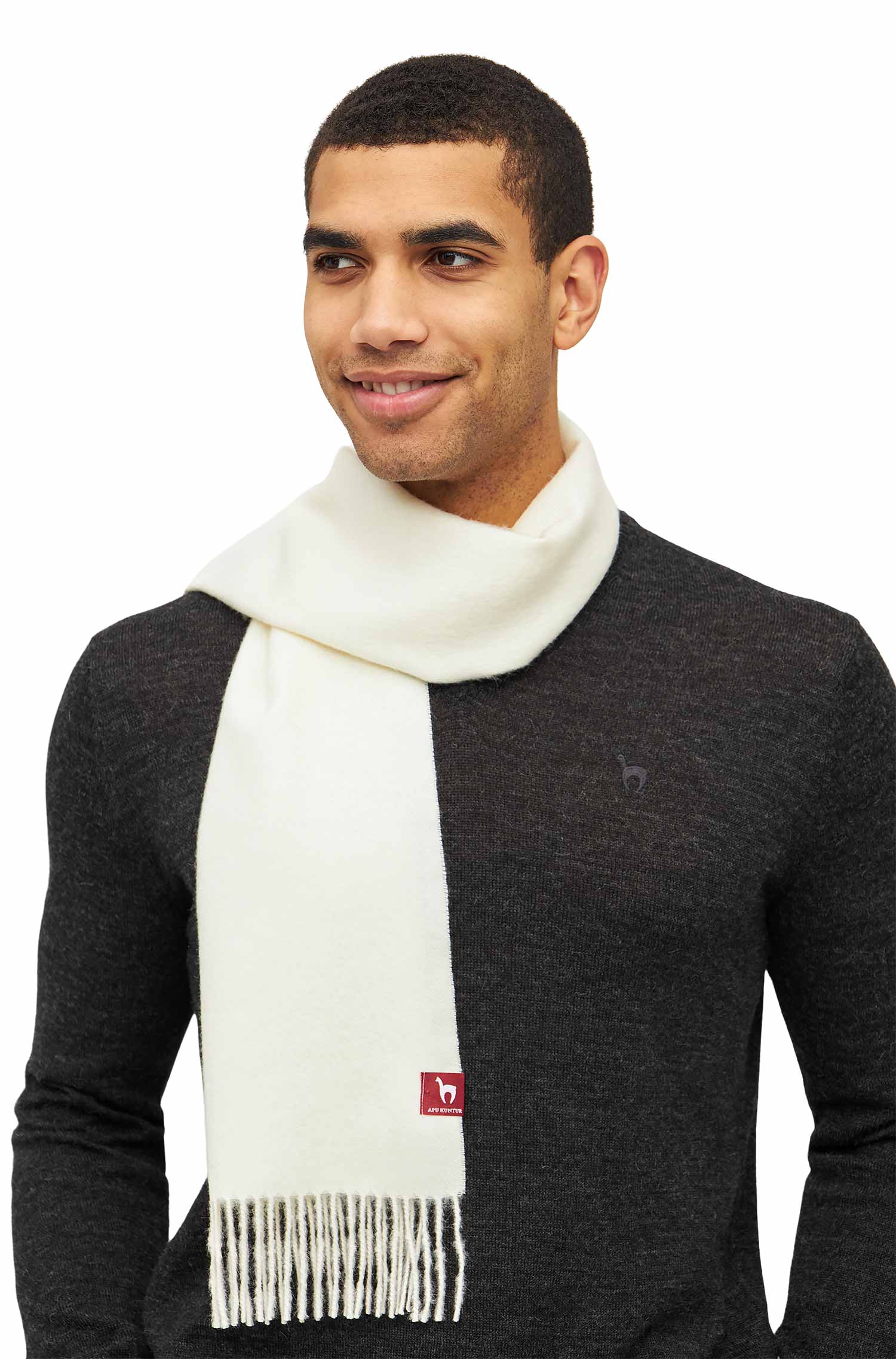 Alpaka Schal UNI aus 100% Baby Alpaka (30*180 cm)