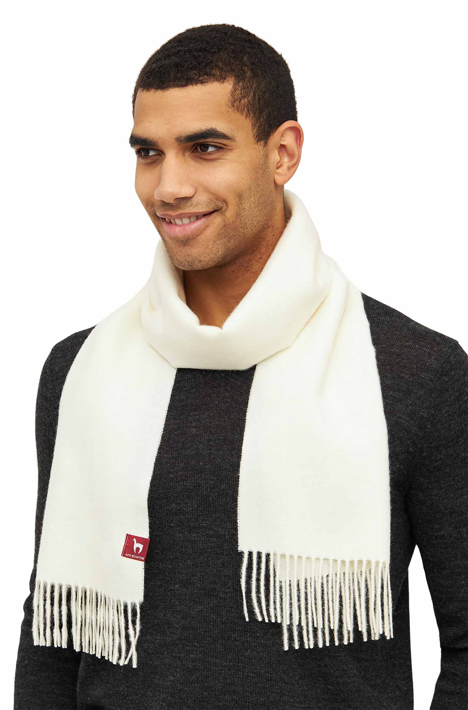 Alpaka Schal UNI aus 100% Baby Alpaka (30*180 cm)