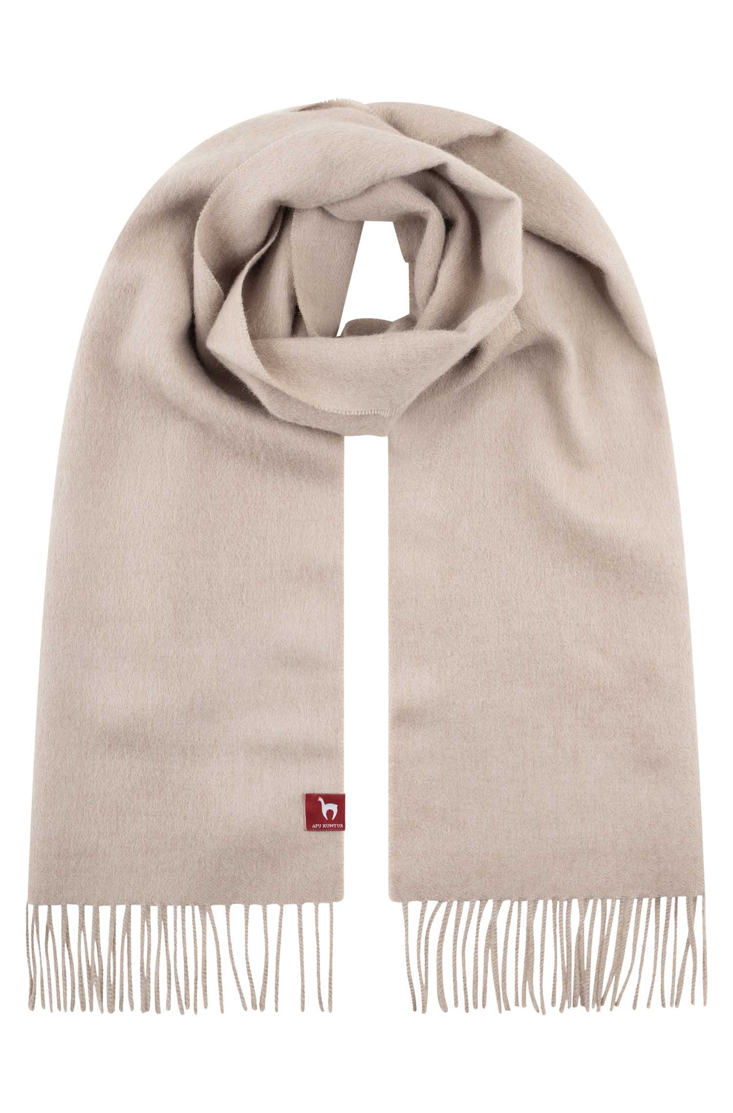 Alpaka Schal UNI aus 100% Baby Alpaka (30*180 cm)