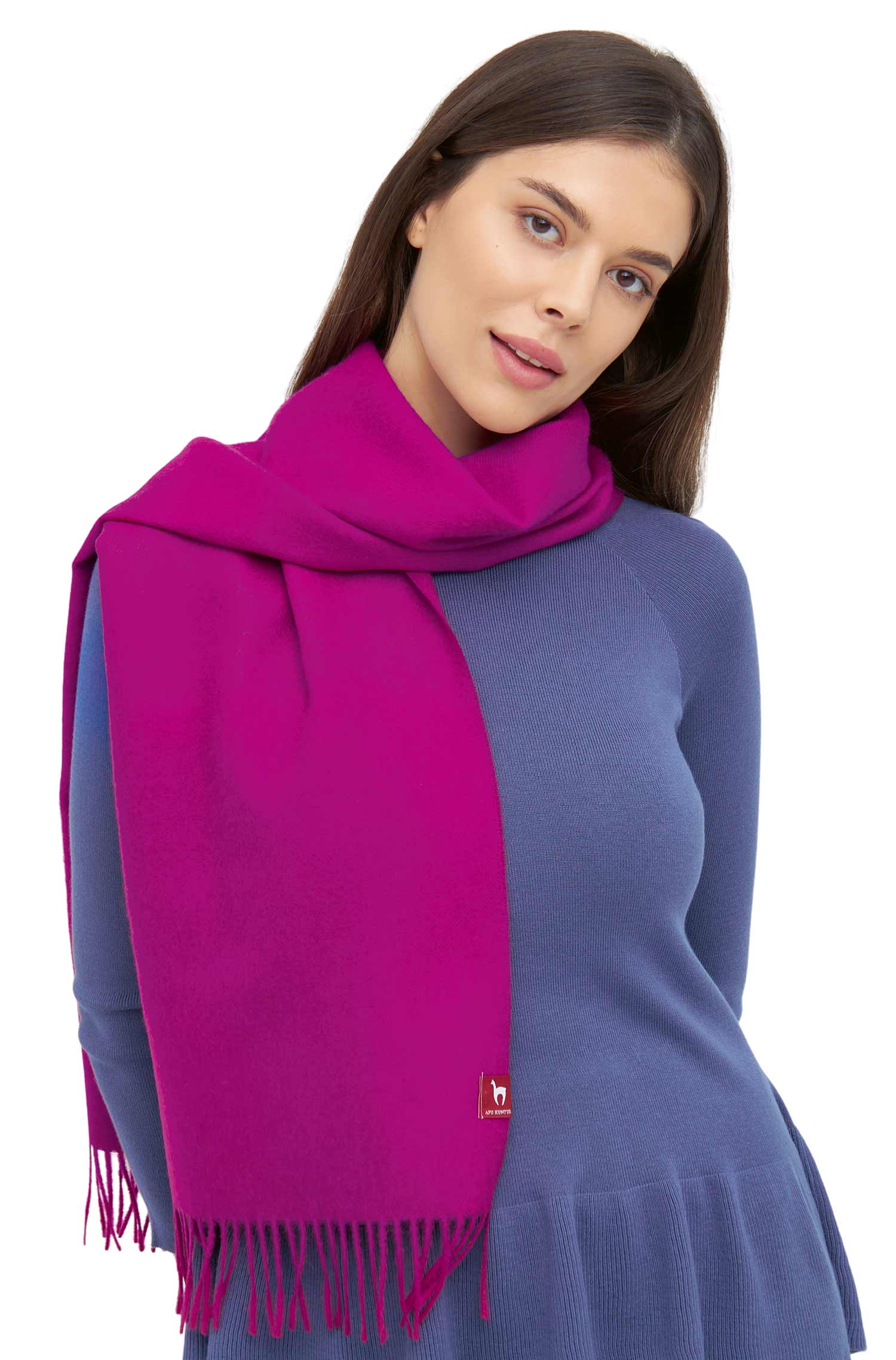 Alpaka Schal UNI aus 100% Baby Alpaka (30*180 cm)