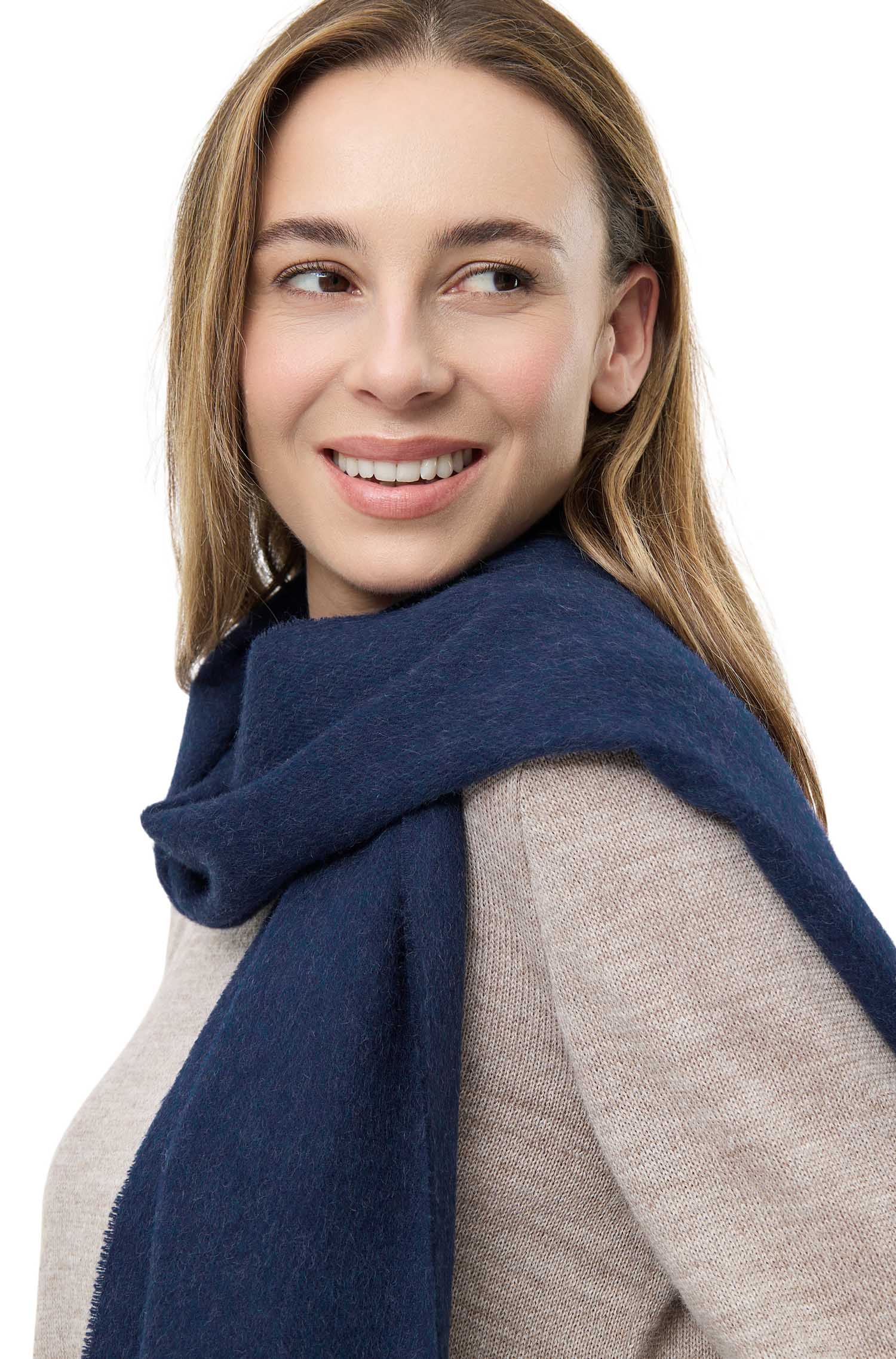 Alpaka Schal UNI aus 100% Baby Alpaka (30*180 cm)