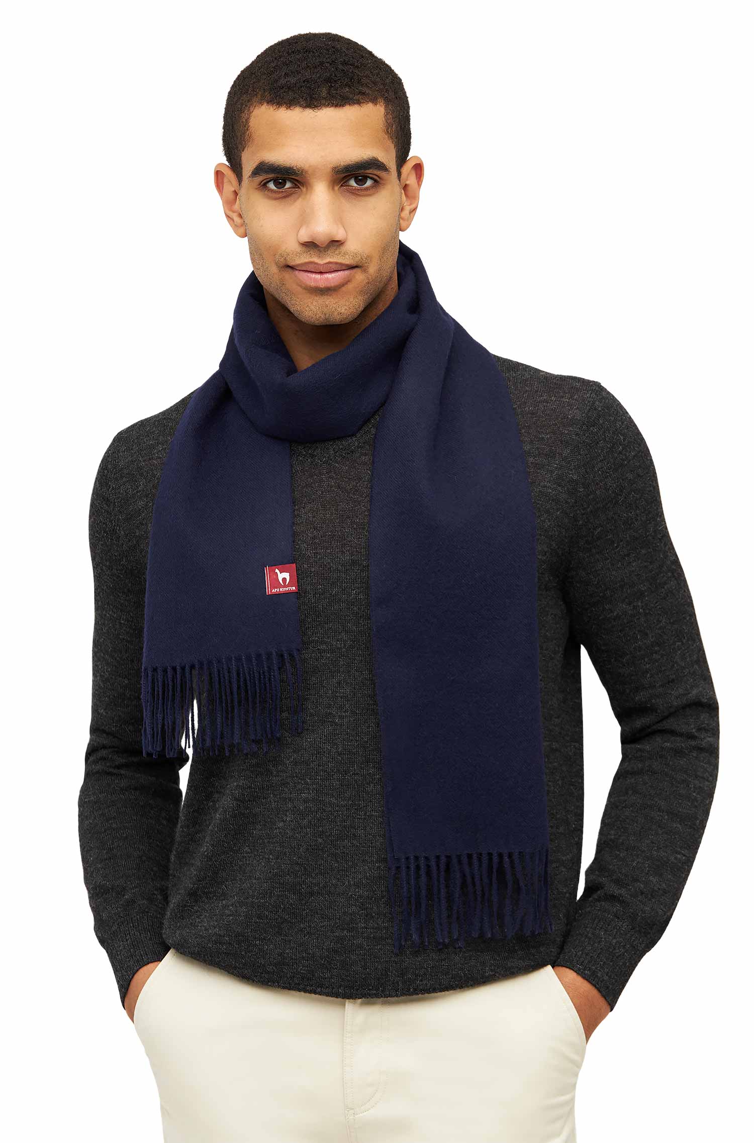 Alpaka Schal UNI aus 100% Baby Alpaka (30*180 cm)