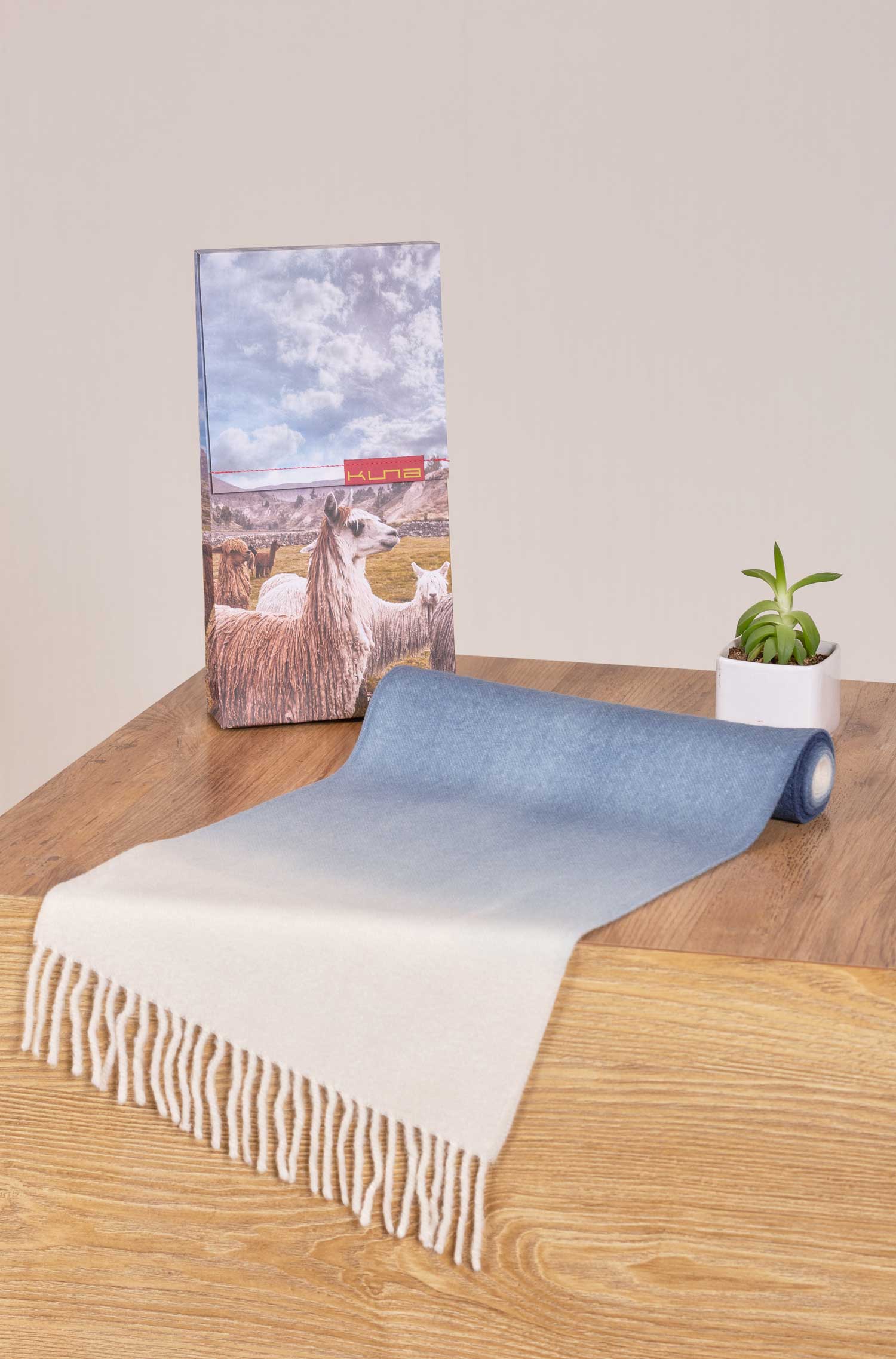 Alpaka Schal VISTALEGRE aus 100% Baby Alpaka