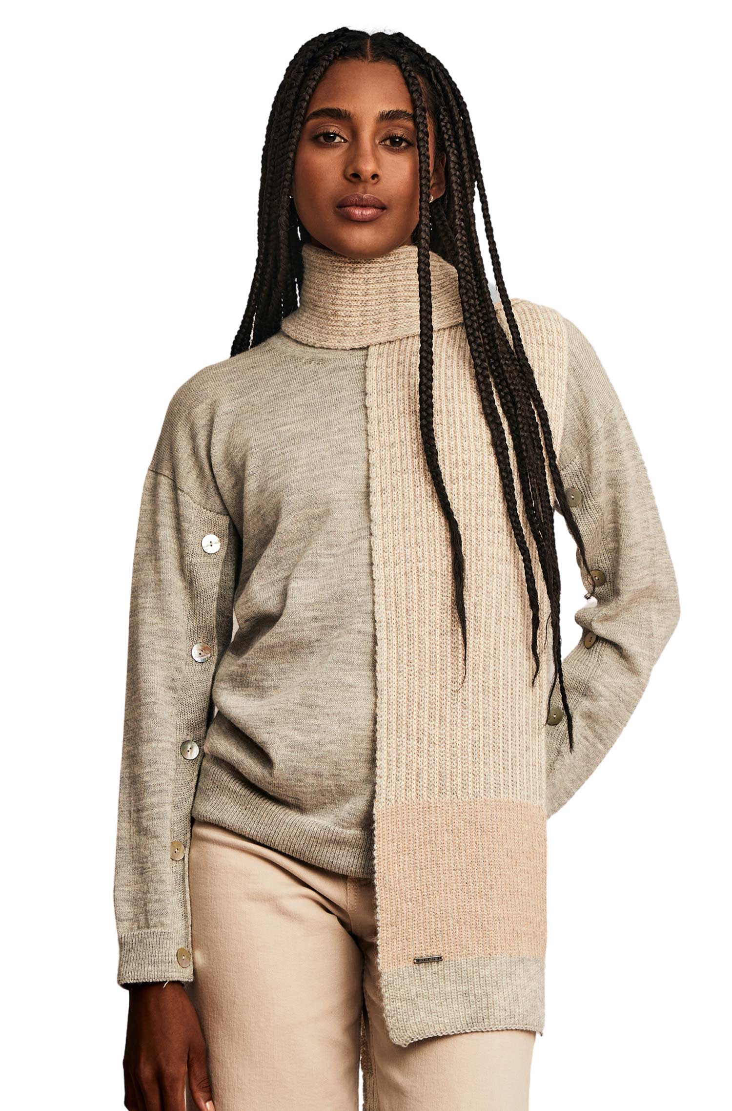 Alpaka Schal WARRIOR aus 100% Baby Alpaka