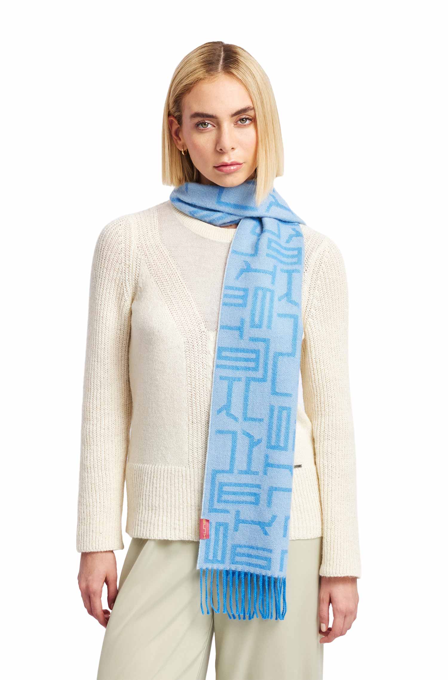 Alpaka Schal WIR aus 100% Baby Alpaka