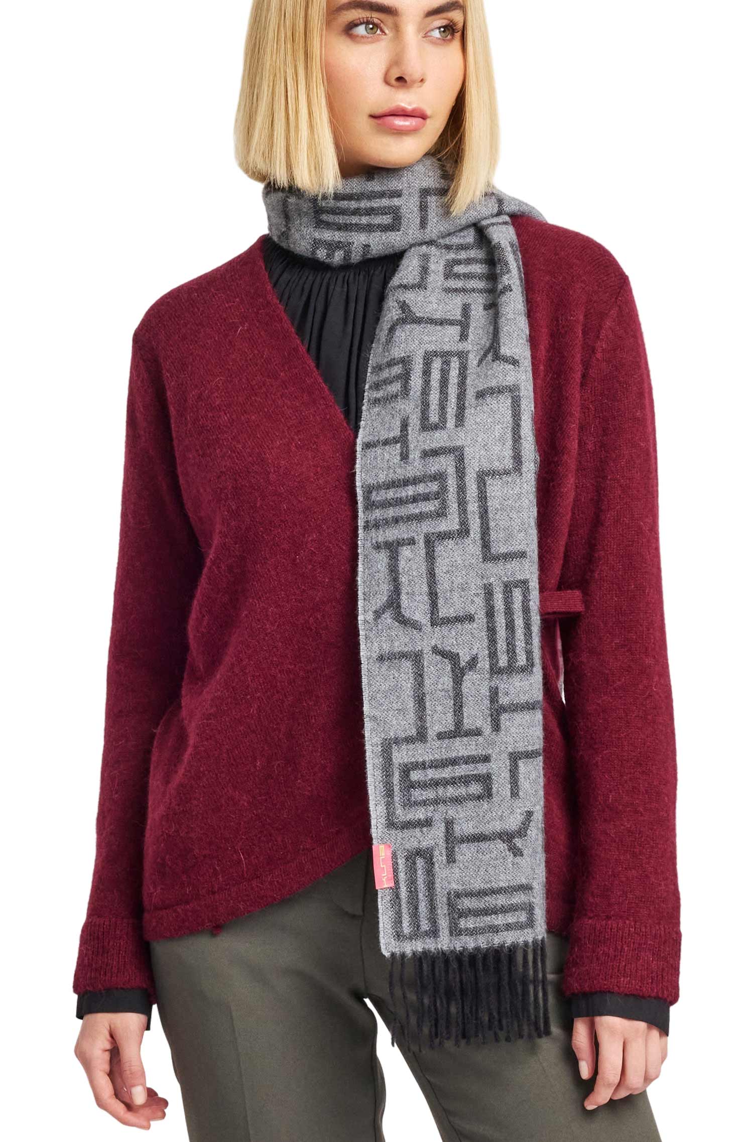 Alpaka Schal WIR aus 100% Baby Alpaka