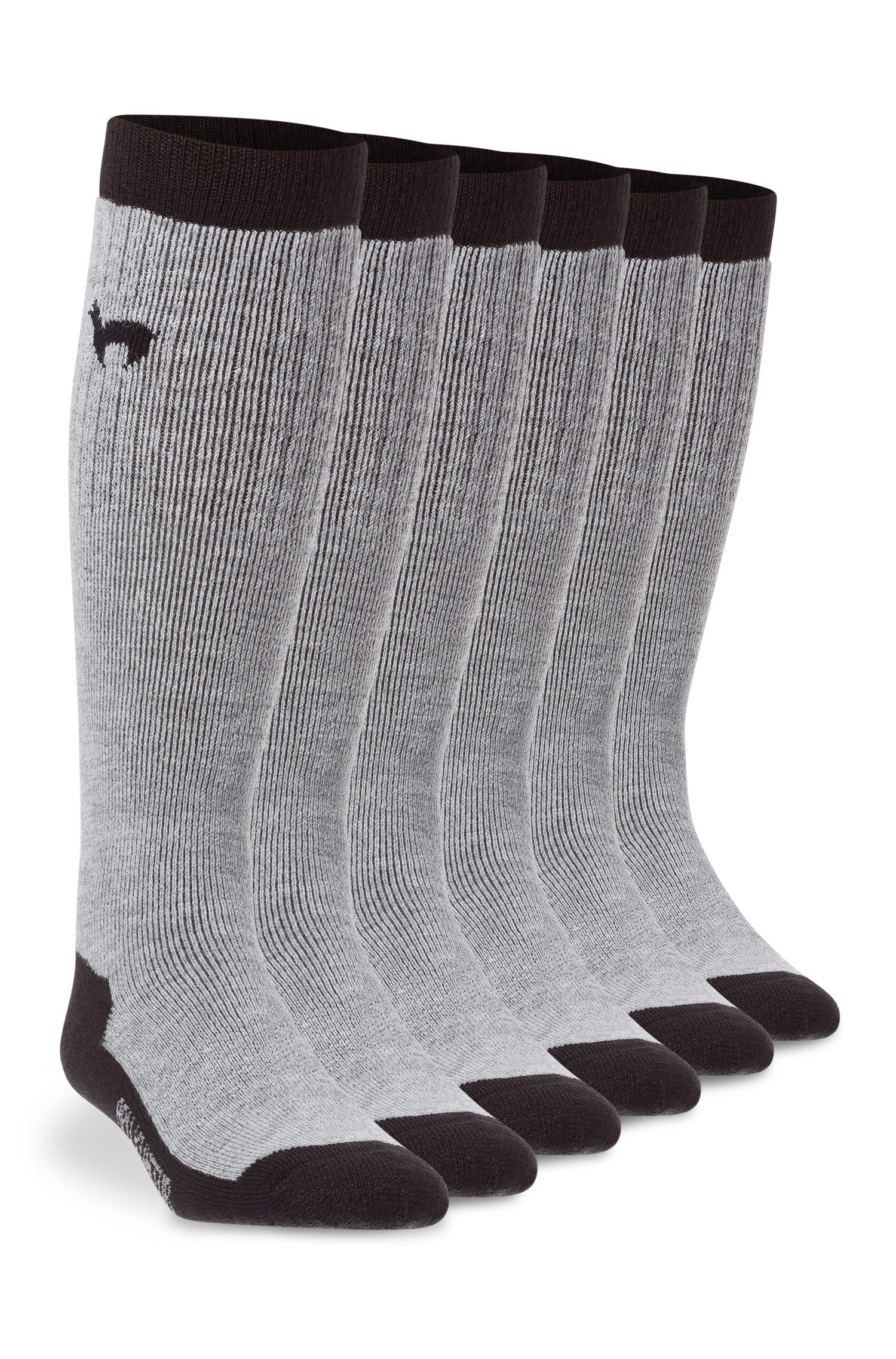 Lot de 6 chaussettes de ski en alpaga en mélange de laine d'alpaga