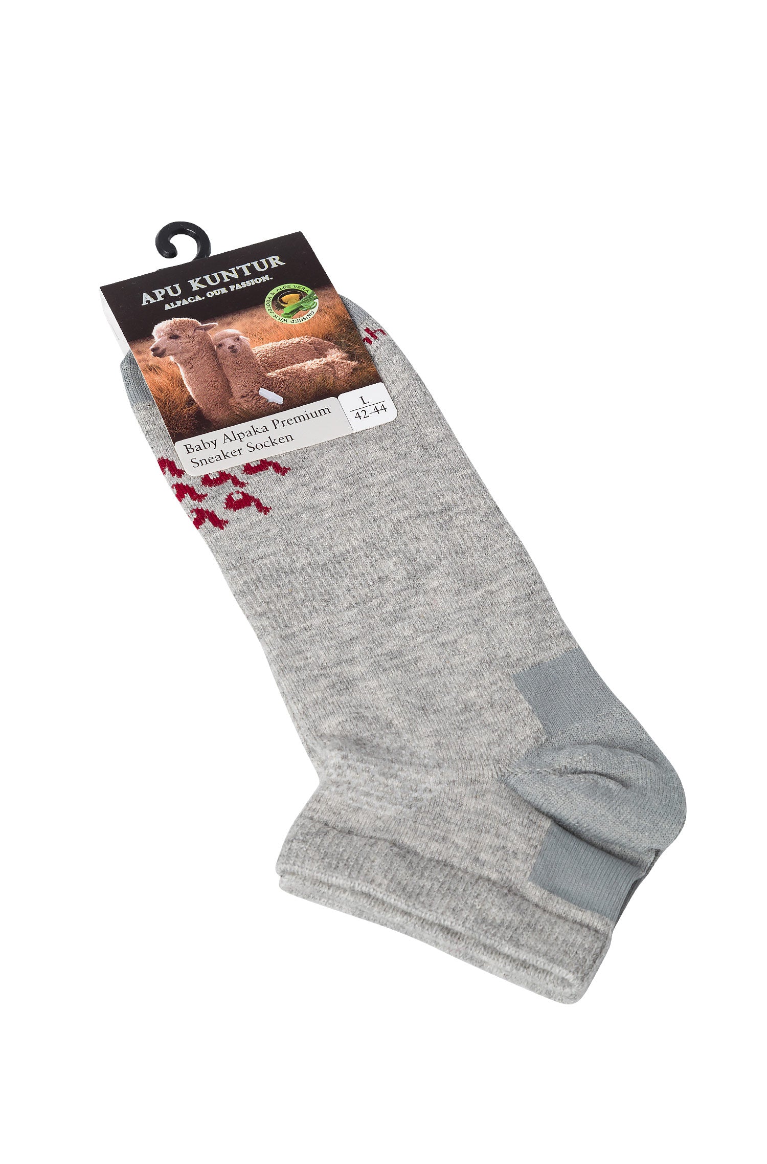 Alpaka SNEAKER-SOCKEN aus 70% Baby Alpaka & 25% Pima Baumwolle