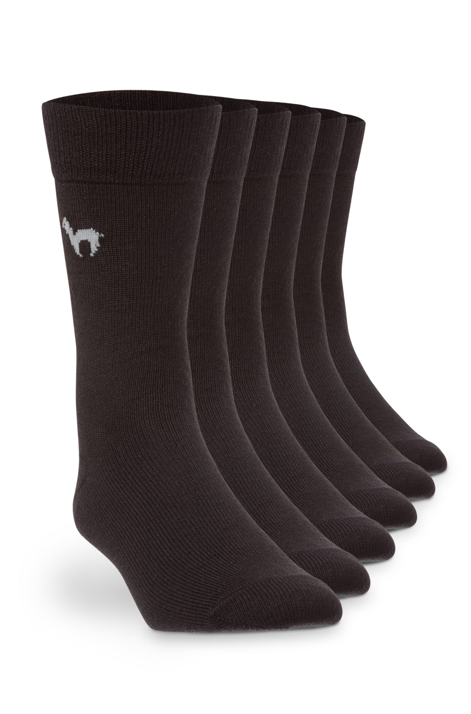 Lot de 6 chaussettes en alpaga BUSINESS en mélange de laine d'alpaga