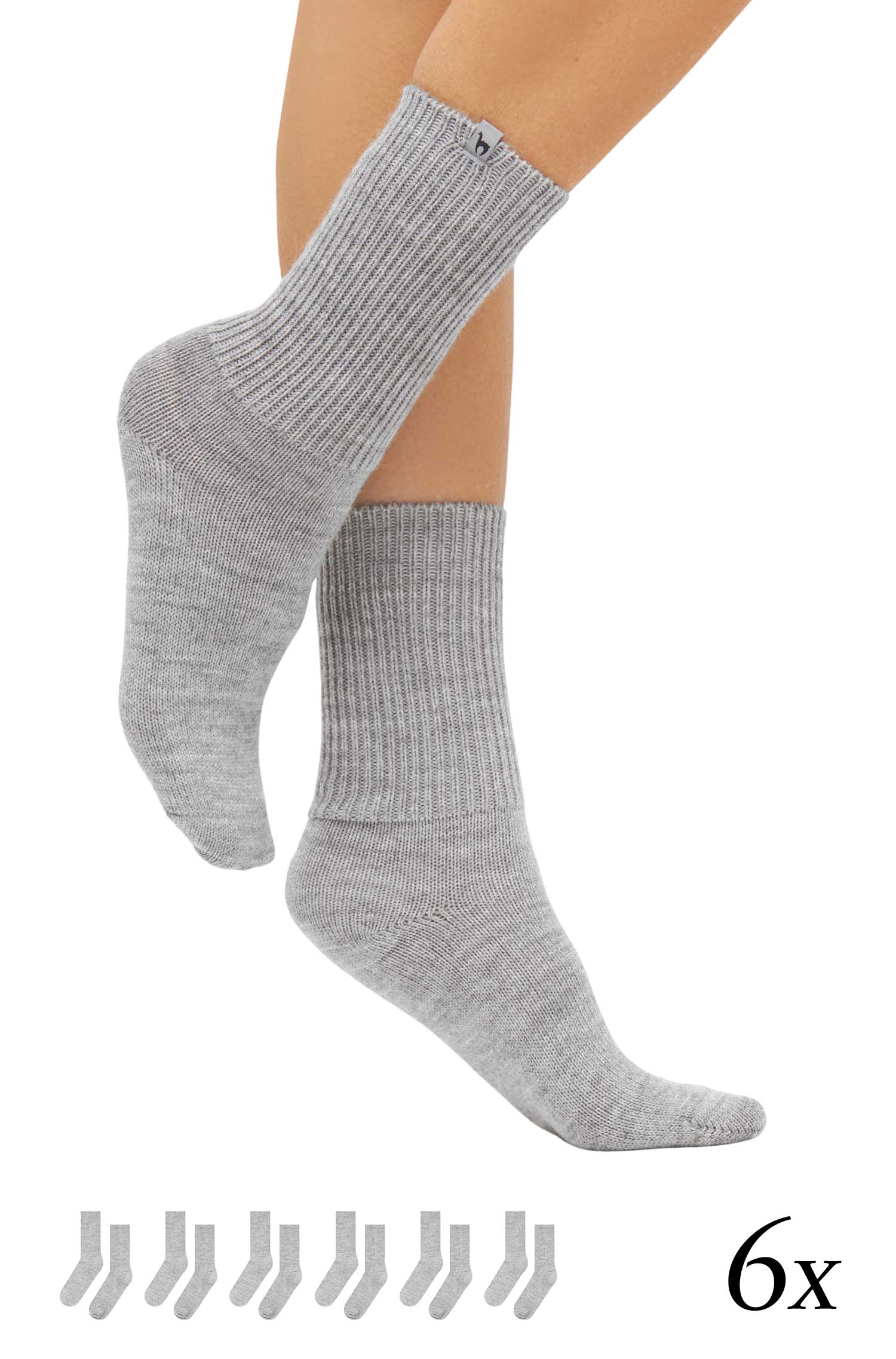 Alpaka Socken 6er Pack SOFT aus Alpaka-Woll-Mix