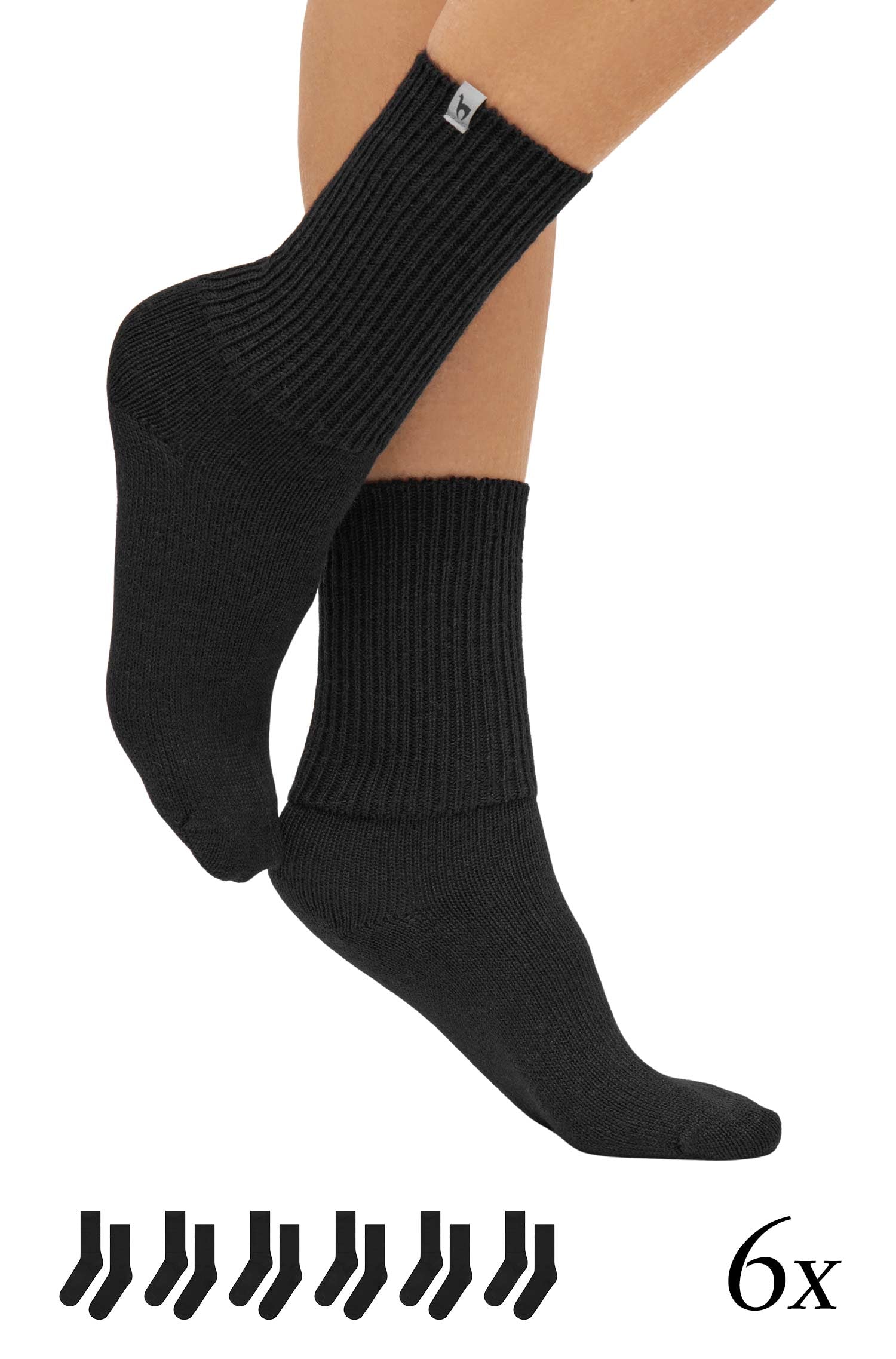 Alpaka Socken 6er Pack SOFT aus Alpaka-Woll-Mix