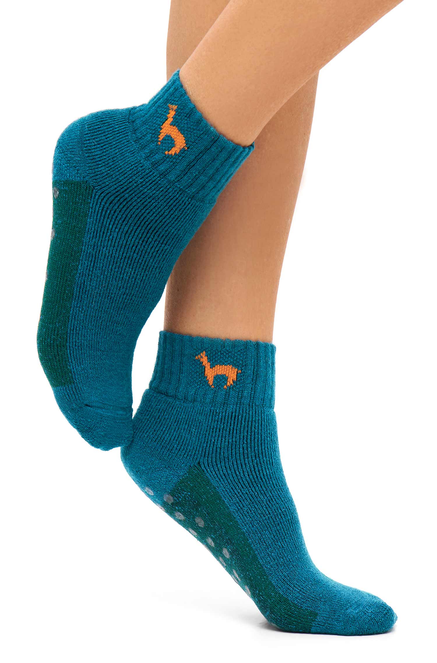 Alpaka Socken ABS kurz mit 52% Alpaka & 35% Wolle