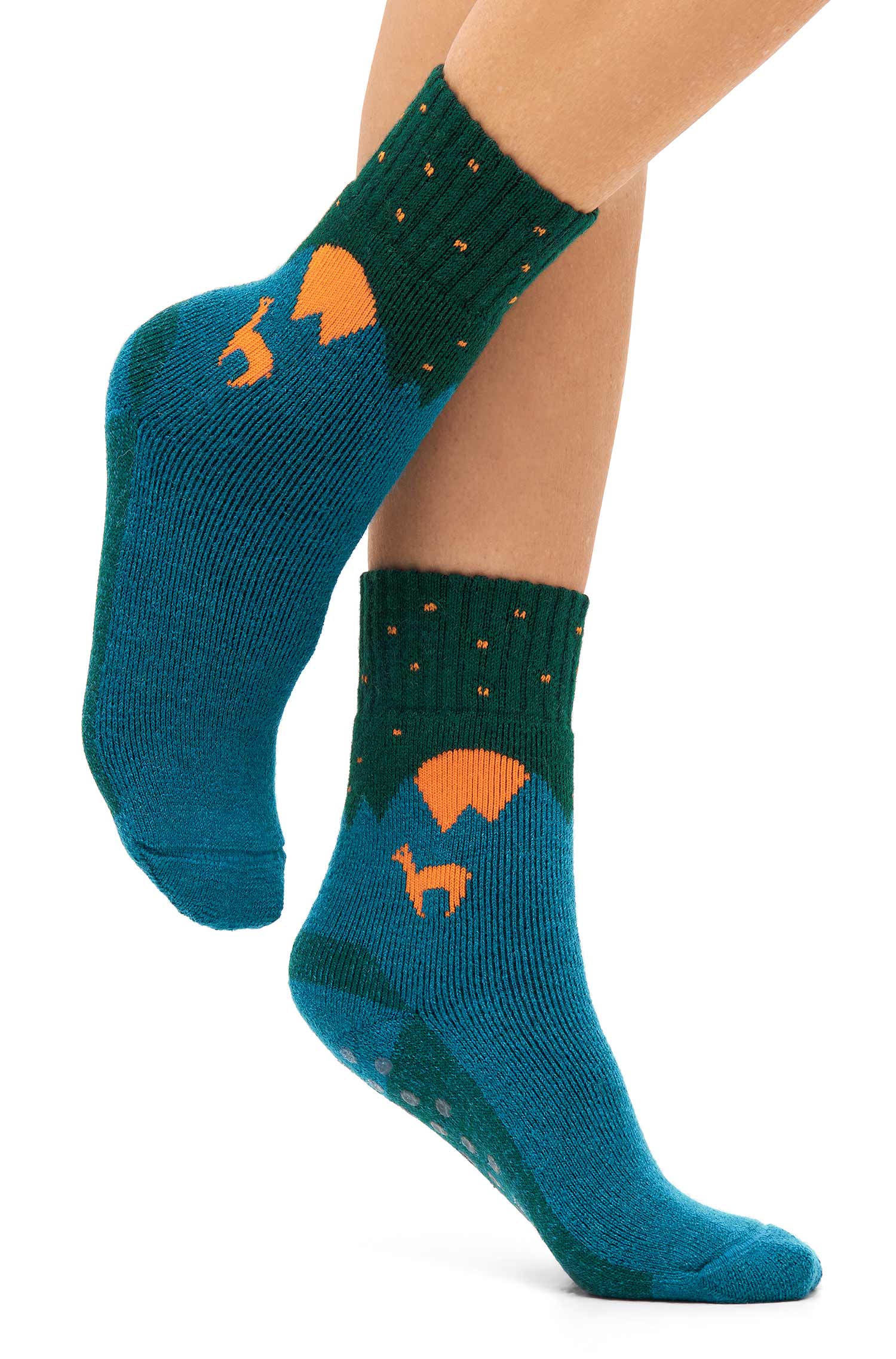 Chaussettes en alpaga ABS avec 52% alpaga et 35% laine