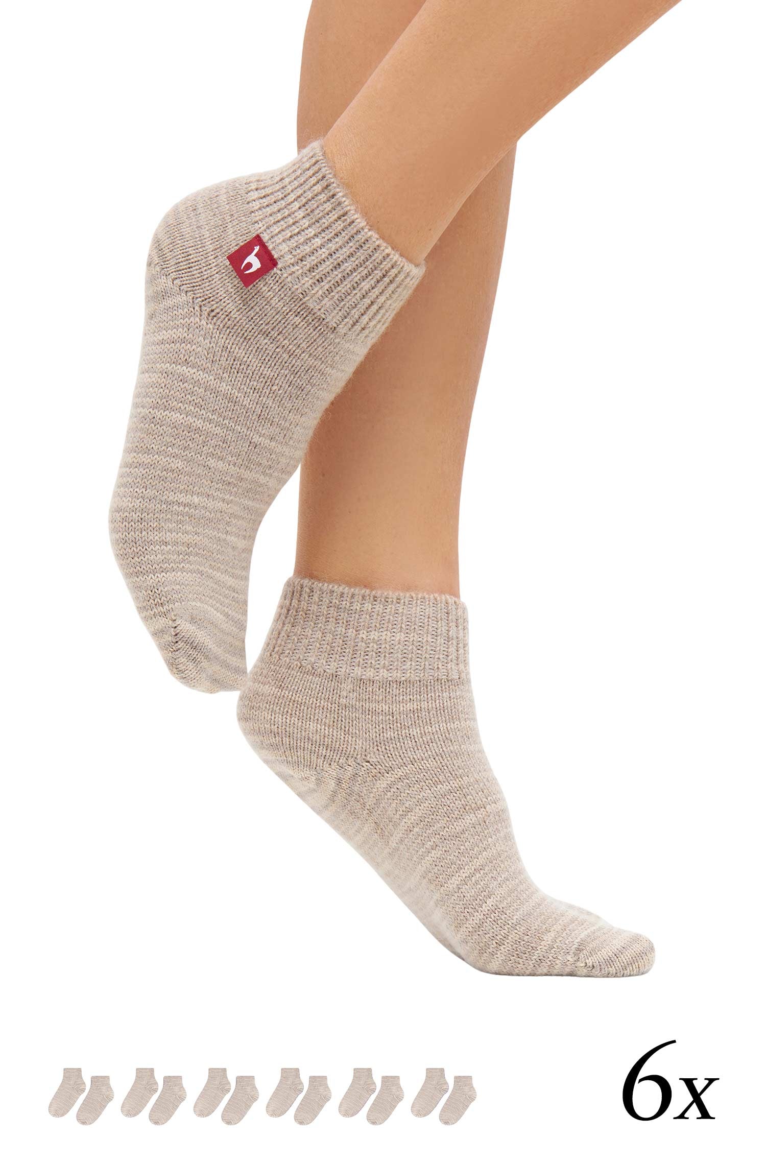 Alpaka Socken FREIZEIT 6er Pack aus Alpaka-Wolle-Mix