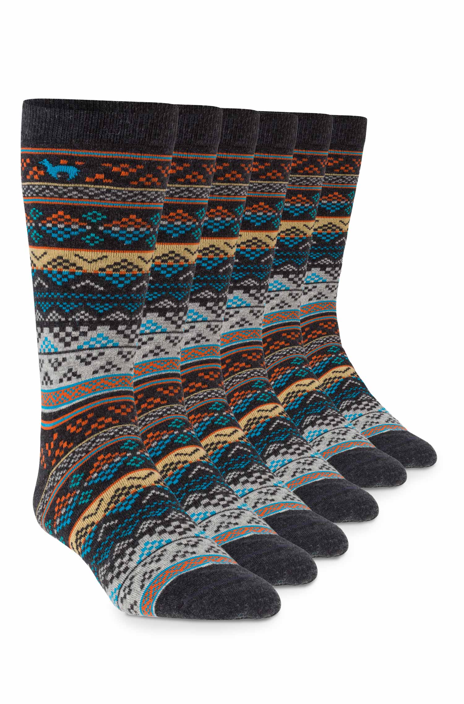 Alpaca socks INKA 6-pack made from 70% baby alpaca &amp; 25% pima cotton