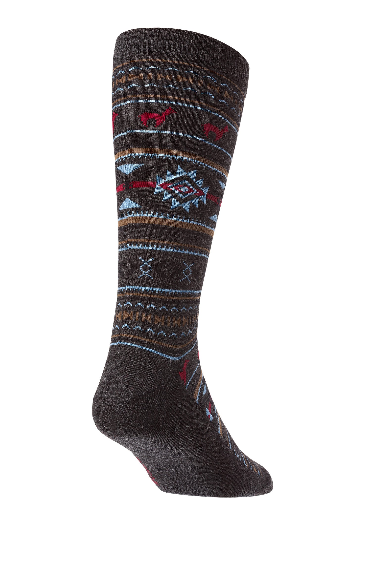 Alpaka Socken JACQUARD aus 70% Baby Alpaka und 25% Pima Baumwolle