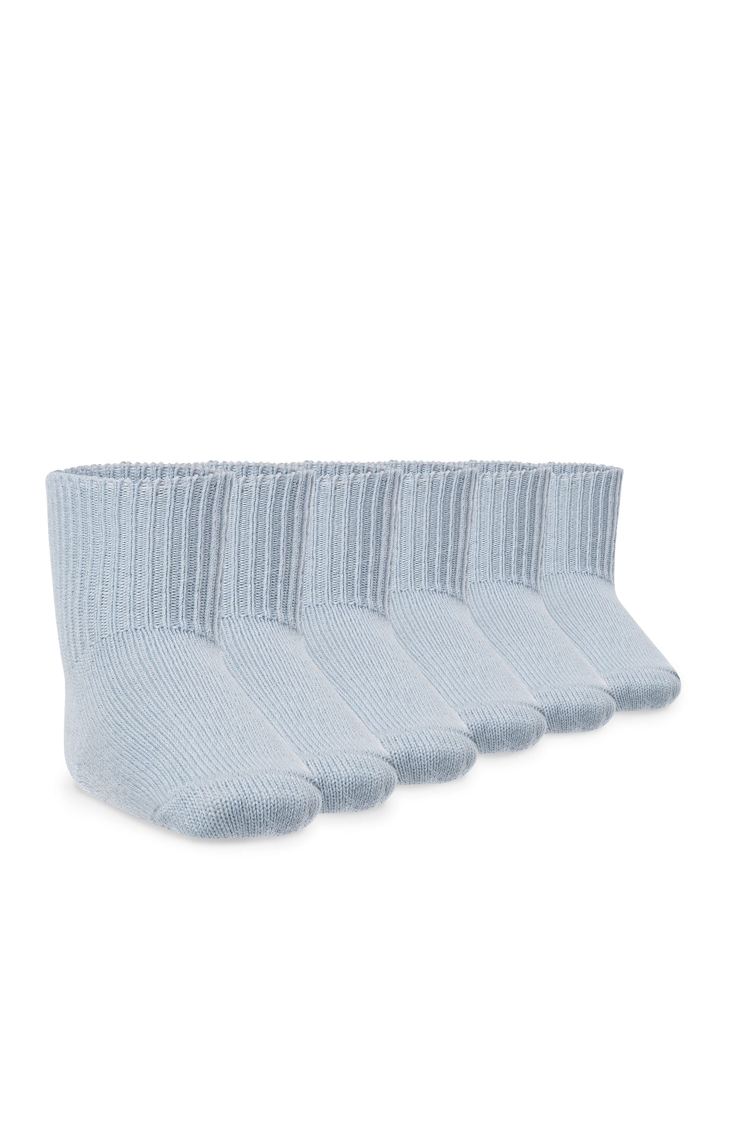 Chaussettes en alpaga pour enfants (taille 15-29), lot de 6, composées à 70 % de bébé alpaga et à 25 % de coton