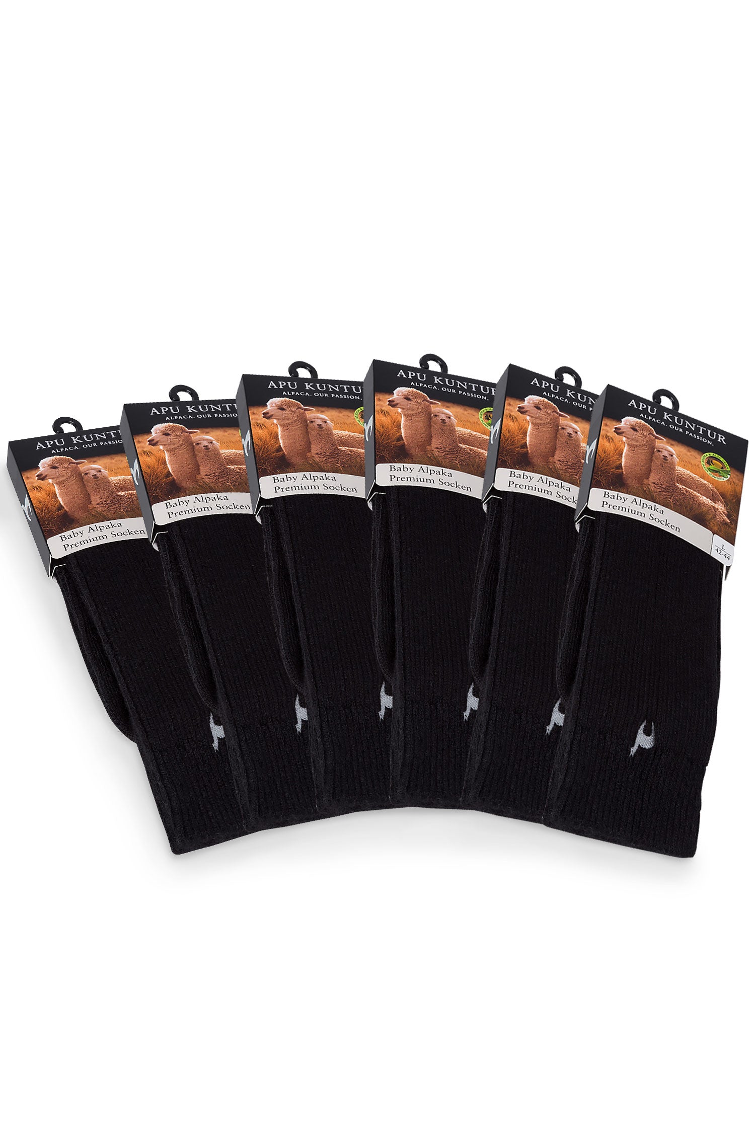 Alpaka Socken PREMIUM 6er Pack aus 70% Baby Alpaka & 25% Baumwolle
