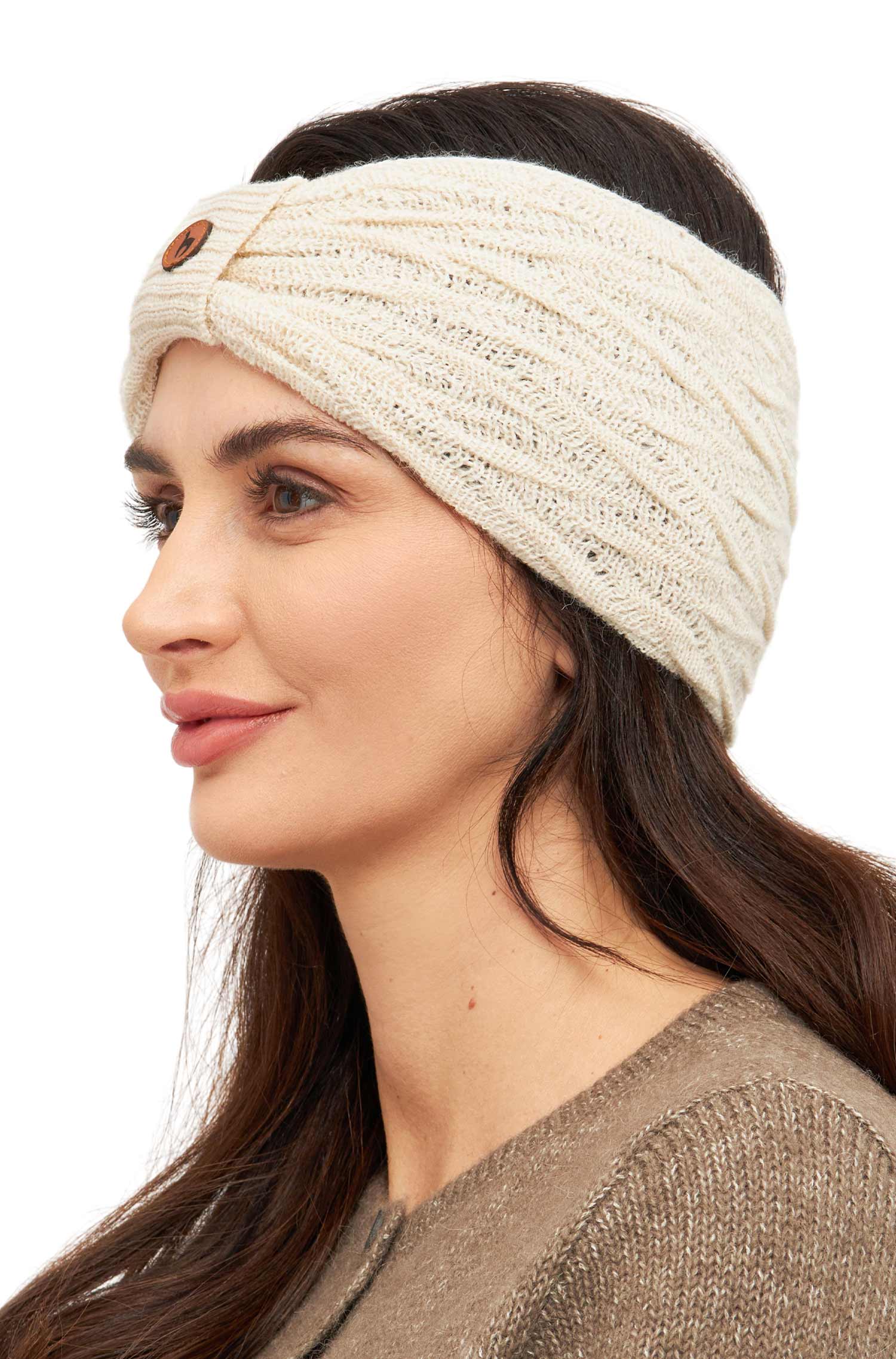 Alpaka Stirnband BIESEN aus 100% Baby Alpaka