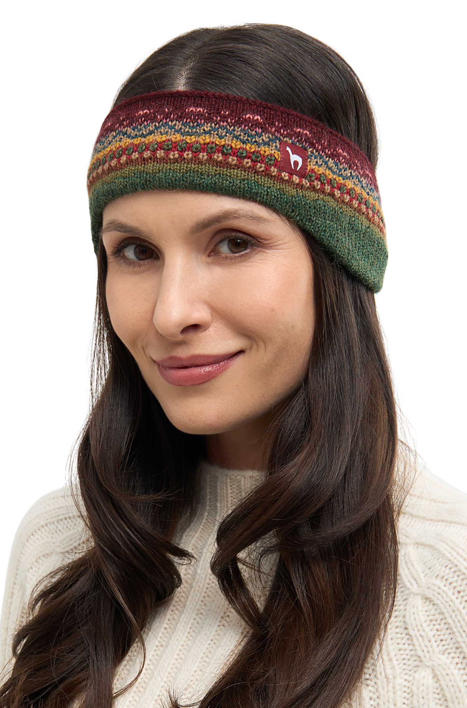 Alpaka Stirnband LUNA aus 100% Baby Alpaka