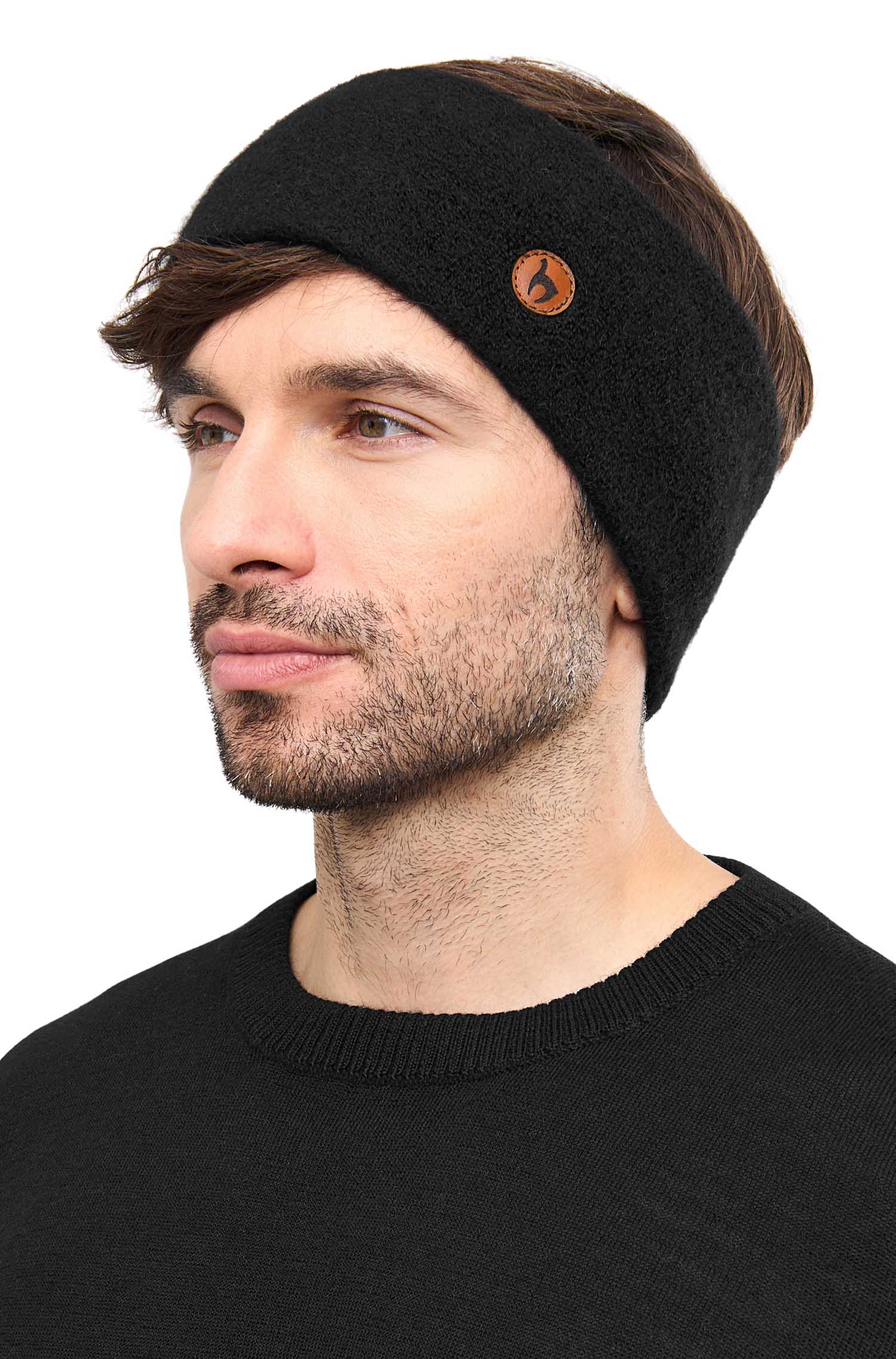 Alpaka Stirnband STRETCH aus 96% Baby Alpaka