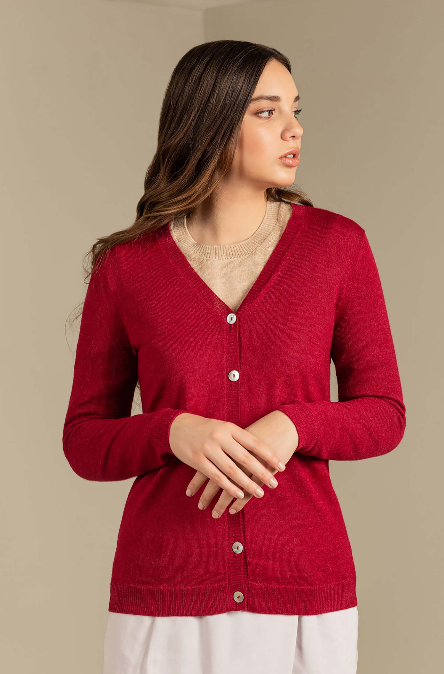 Alpaca cardigan AMANDA by KUNA Essentials ALMA