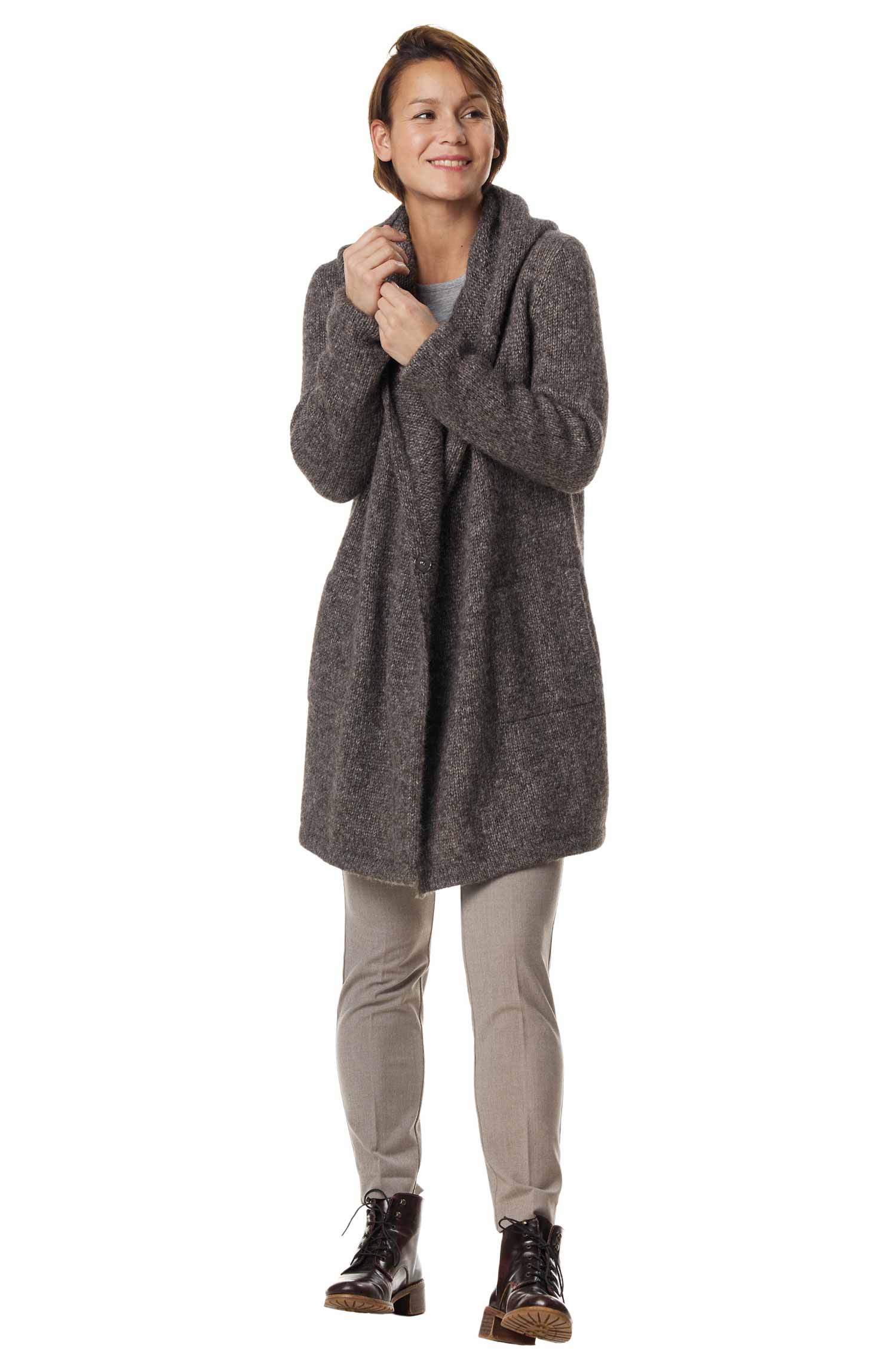 Alpaka Strickjacke ANNABELL