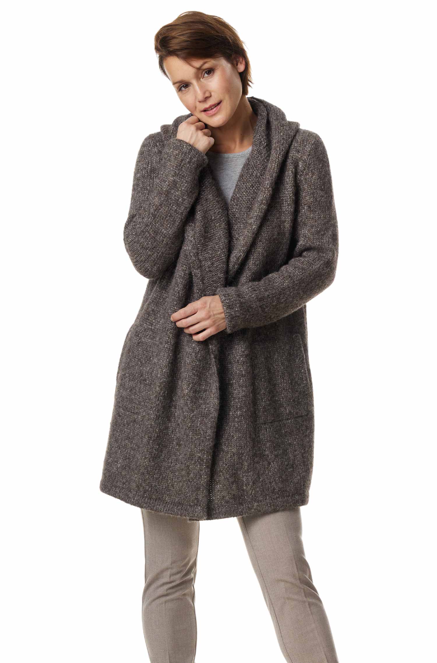 Alpaka Strickjacke ANNABELL