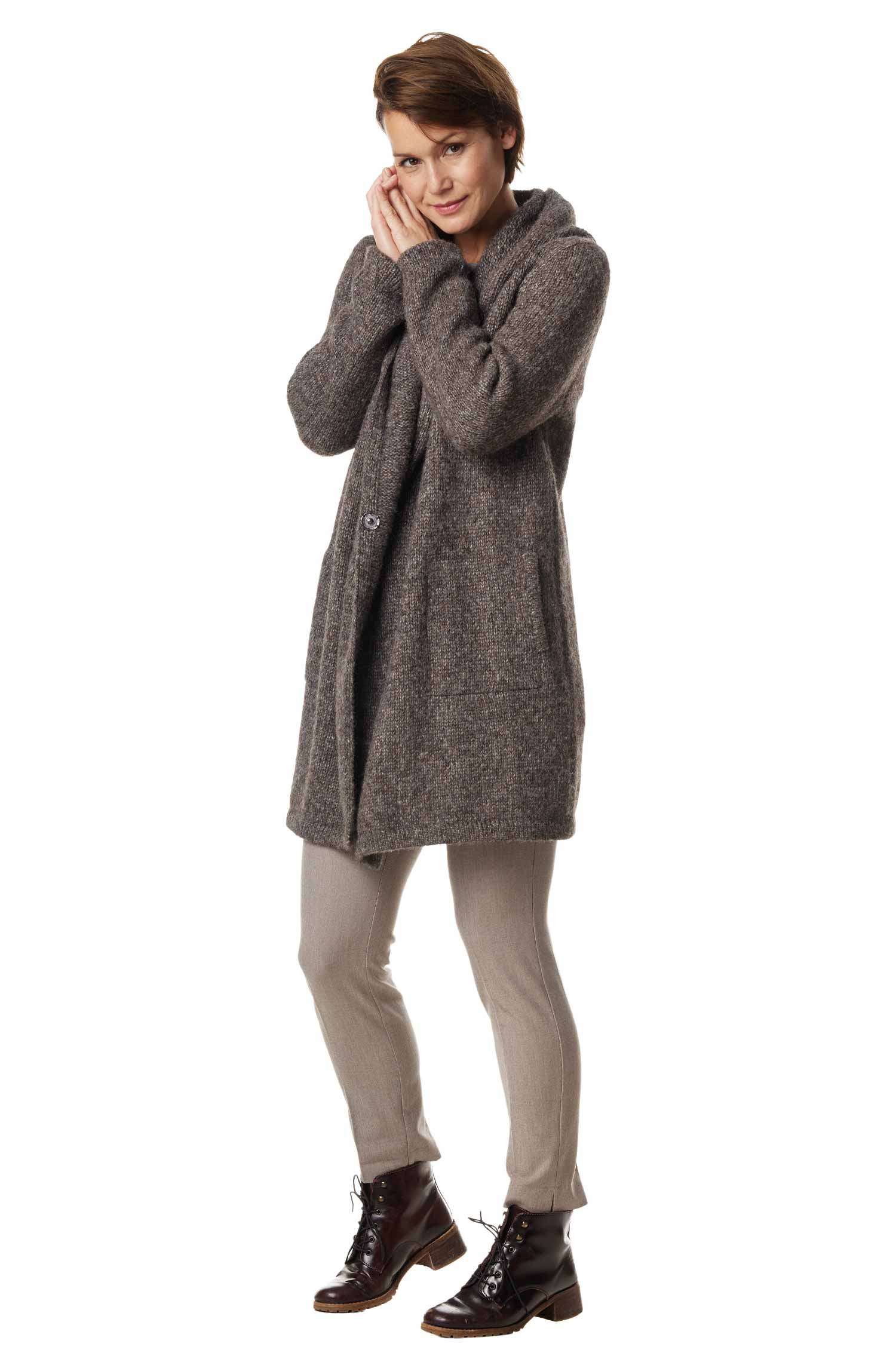 Alpaka Strickjacke ANNABELL