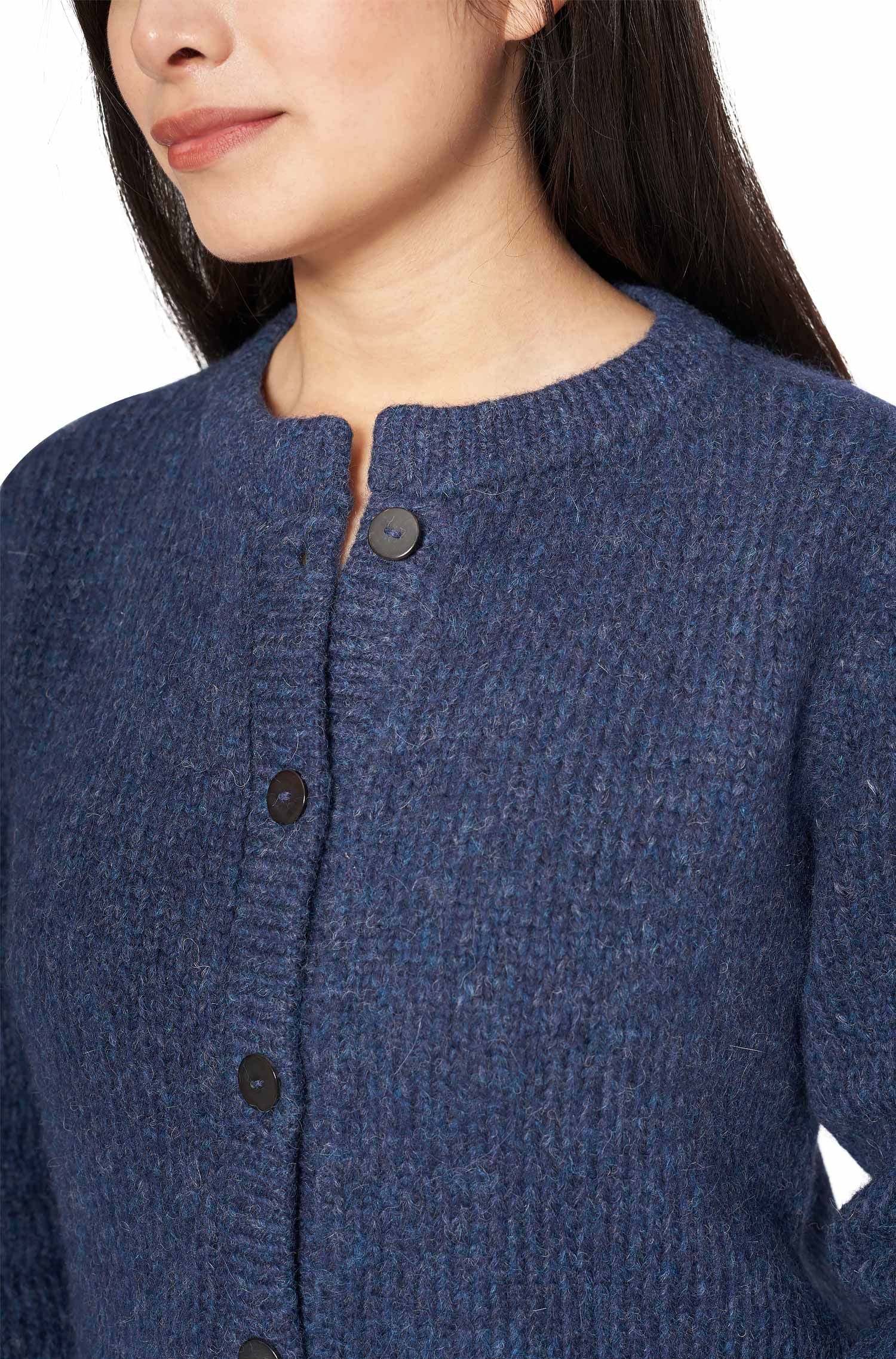 Alpaka Strickjacke ASA aus Baby Alpaka und Wolle