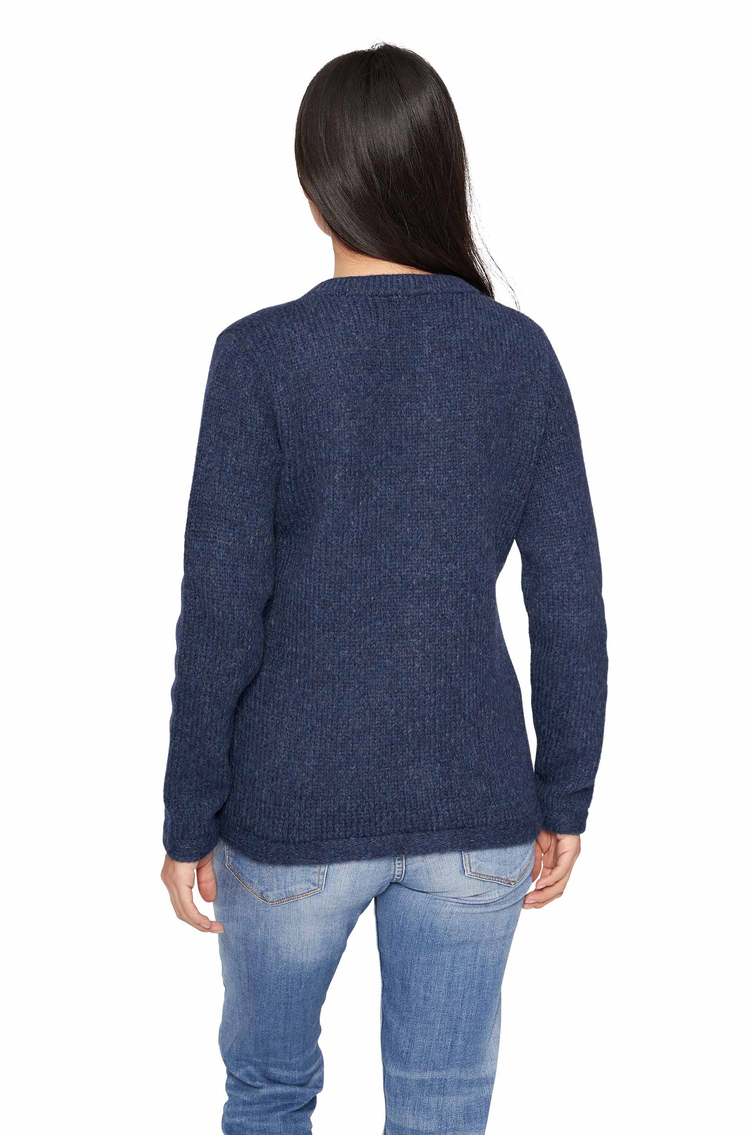 Alpaka Strickjacke ASA aus Baby Alpaka und Wolle