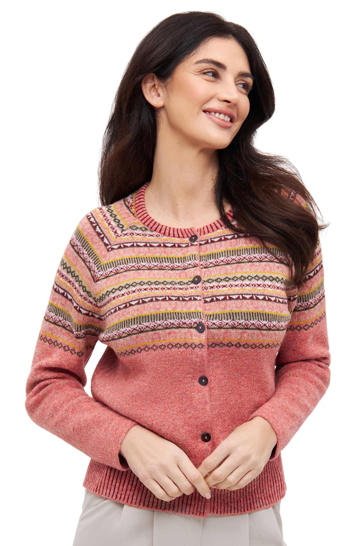 Alpaka Strickjacke COLORES ANDEN