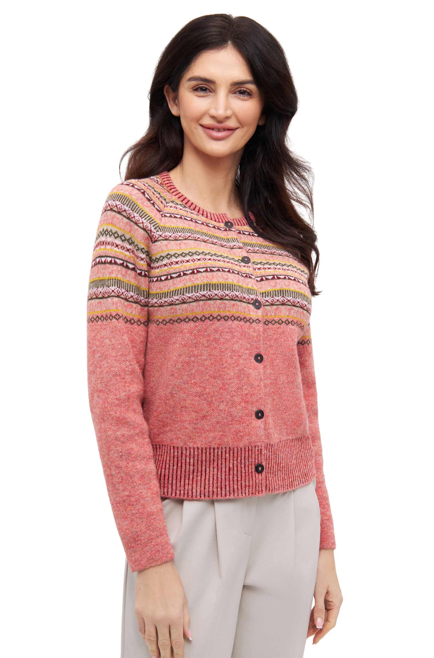Alpaka Strickjacke COLORES ANDEN