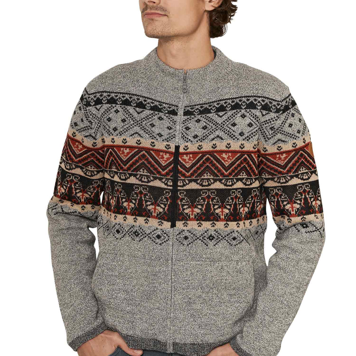 Alpaka Strickjacke FIESTA aus 100% Baby Alpaka