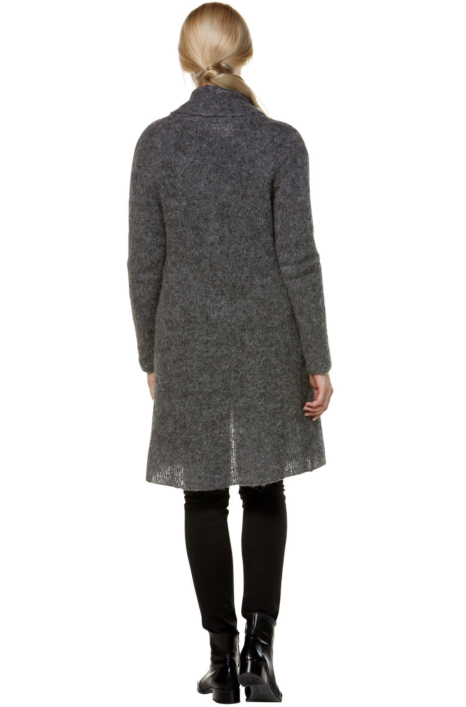 Alpaka Strickjacke PAULINA aus Baby Alpaka und Wolle